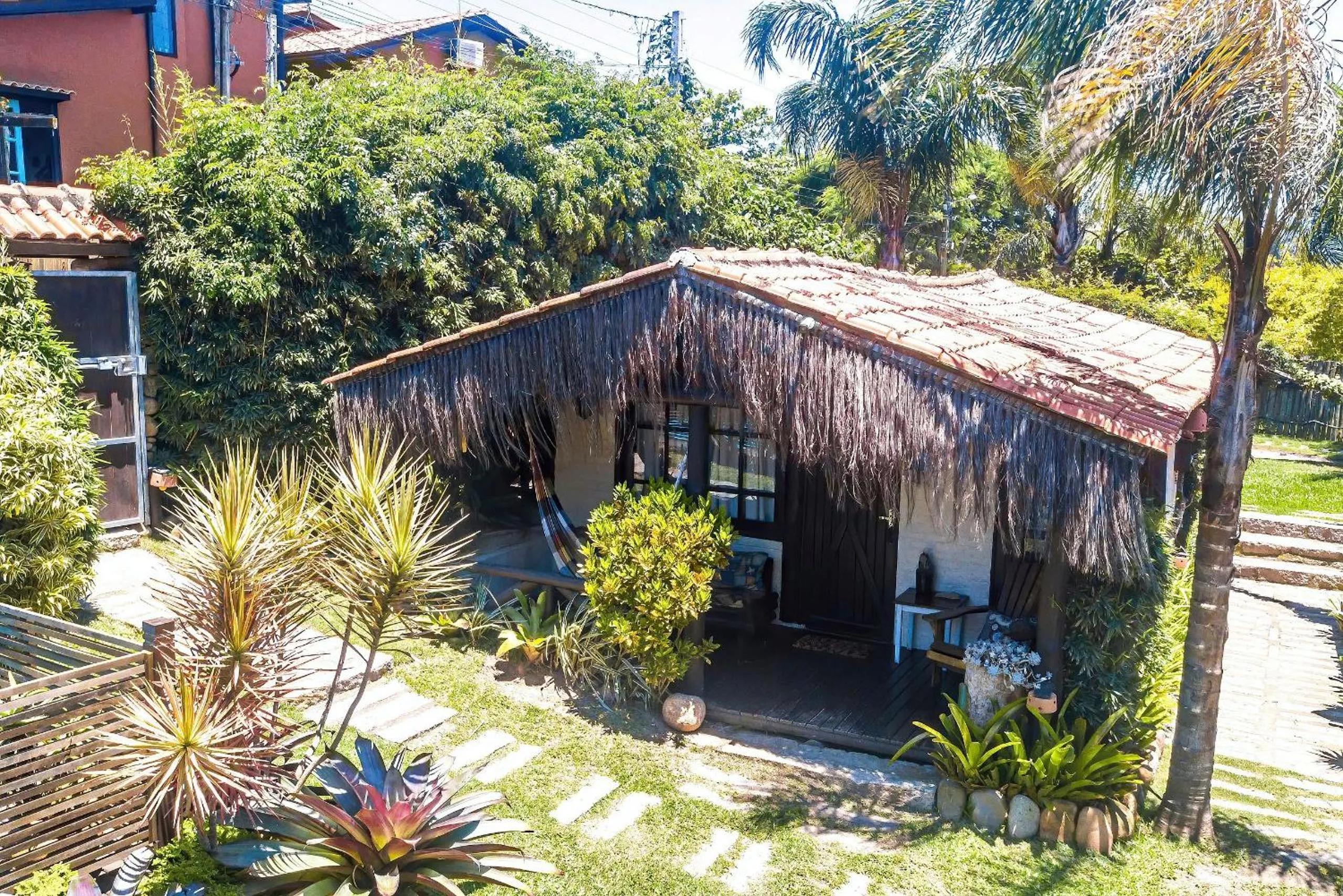 Garden in Pousada Rosa da Praia - Praia do Rosa - SC