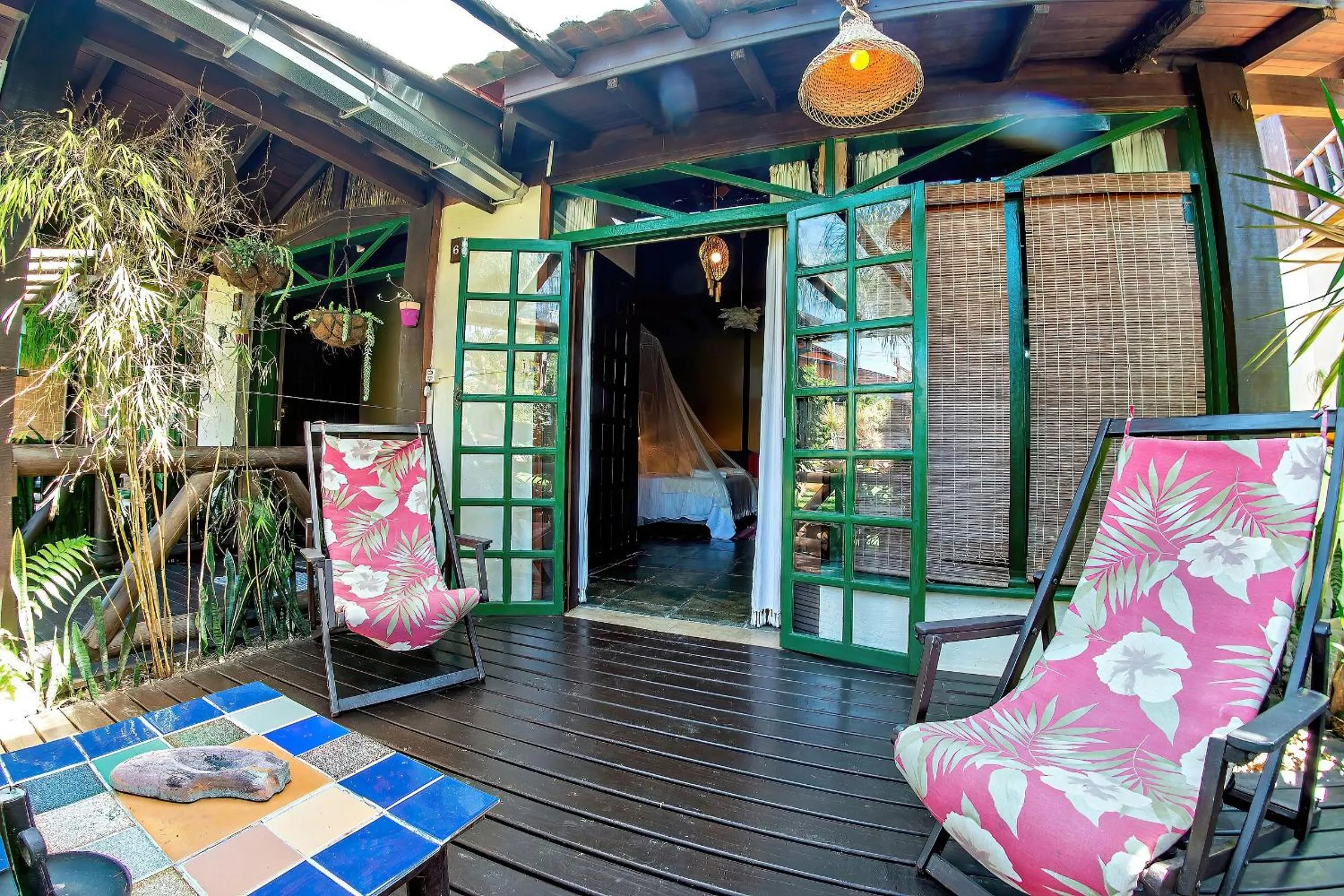 Balcony/Terrace in Pousada Rosa da Praia - Praia do Rosa - SC