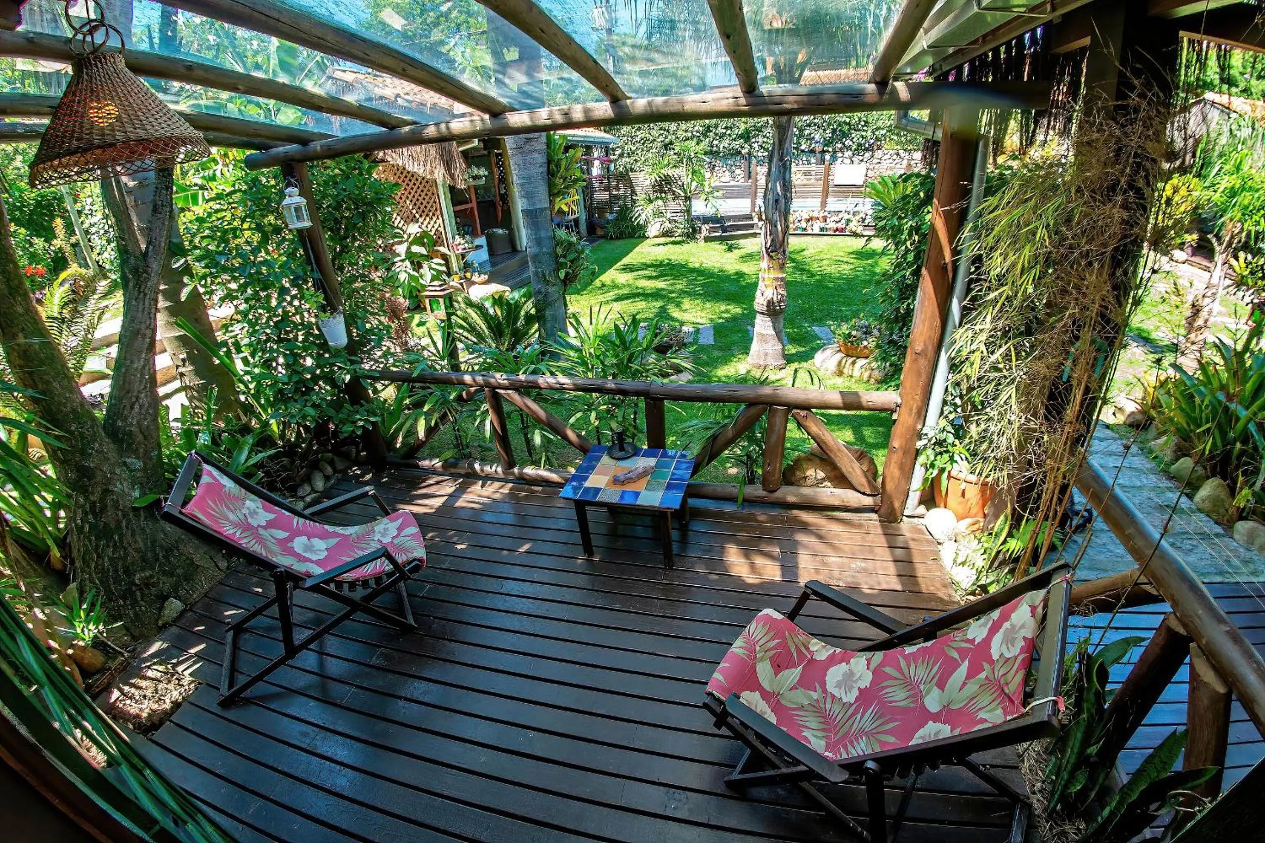 Balcony/Terrace in Pousada Rosa da Praia - Praia do Rosa - SC