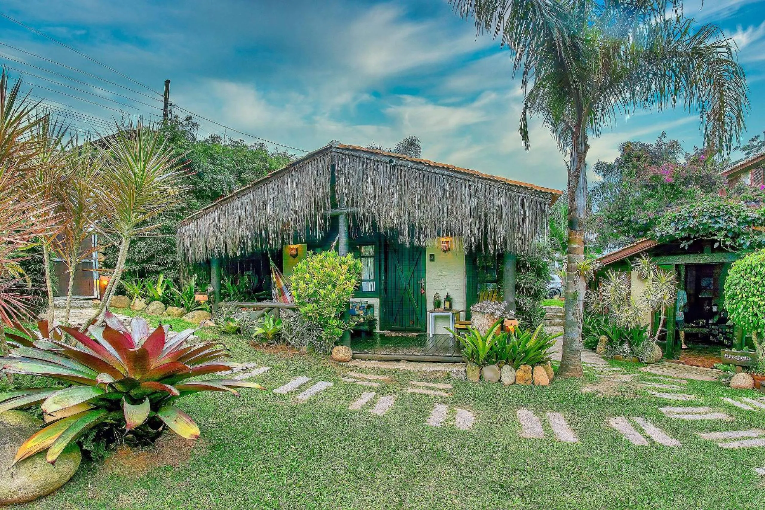 Garden in Pousada Rosa da Praia - Praia do Rosa - SC