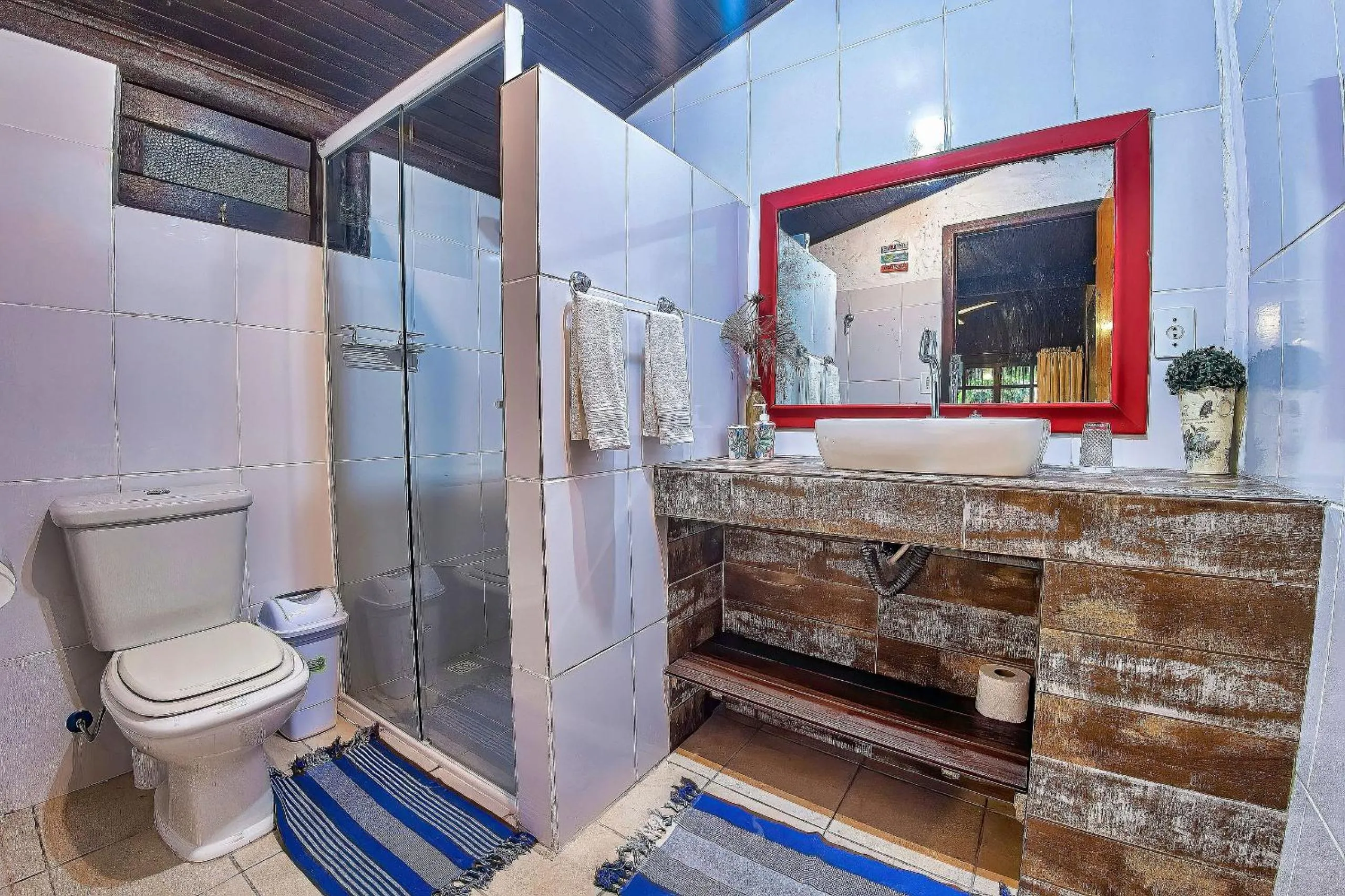 Toilet in Pousada Rosa da Praia - Praia do Rosa - SC