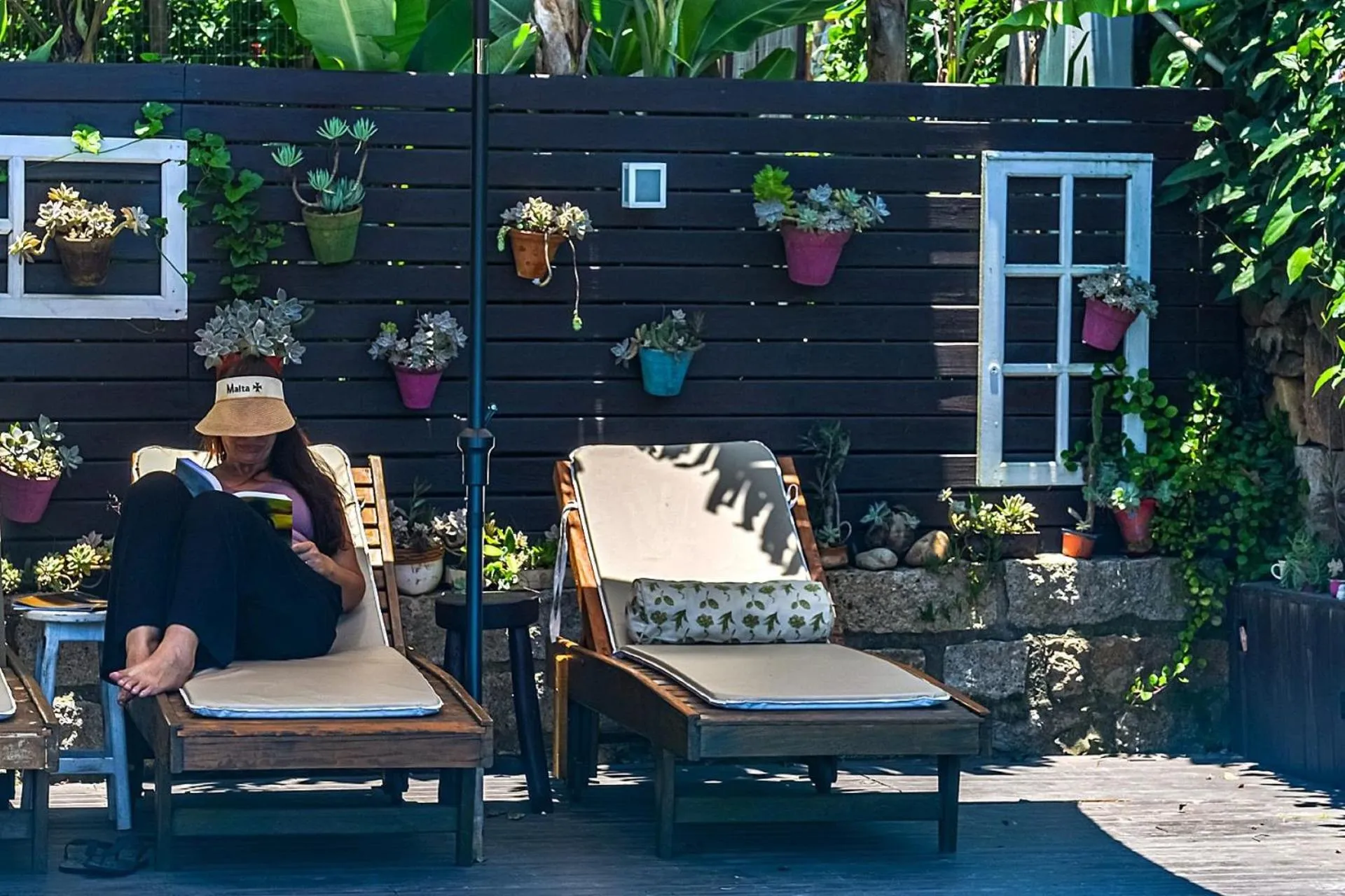 Seating area in Pousada Rosa da Praia - Praia do Rosa - SC