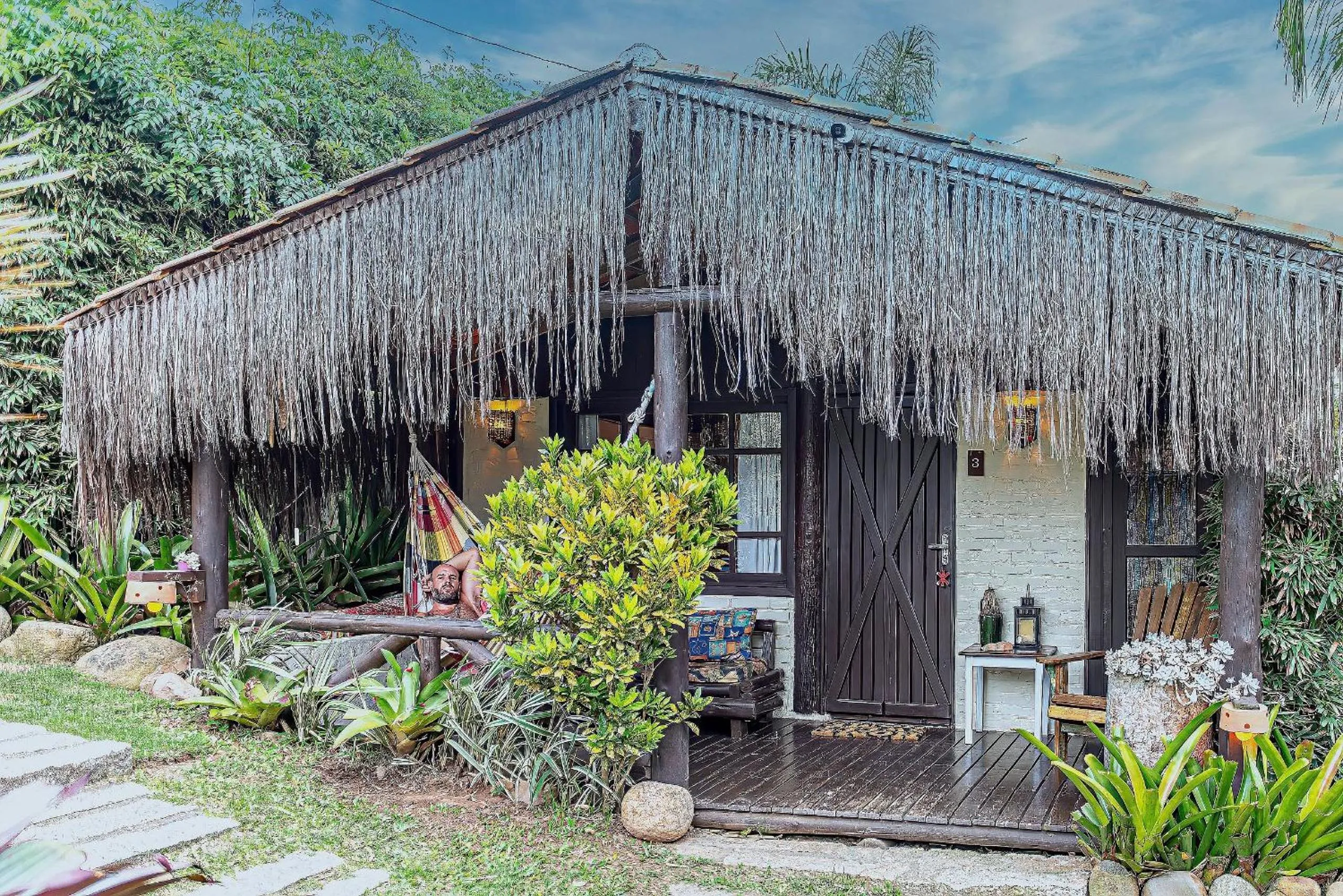 Facade/entrance in Pousada Rosa da Praia - Praia do Rosa - SC