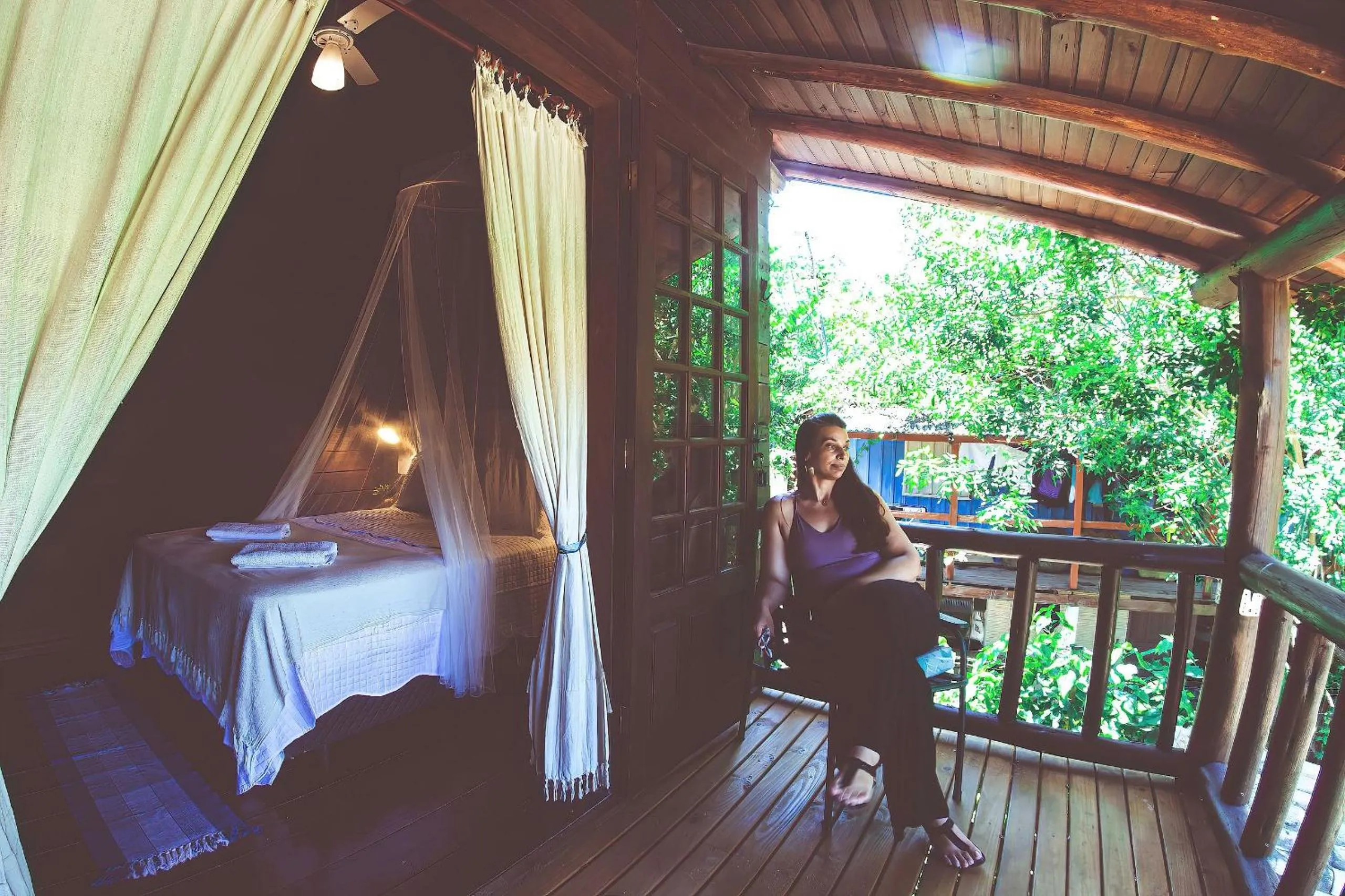 Balcony/Terrace in Pousada Rosa da Praia - Praia do Rosa - SC