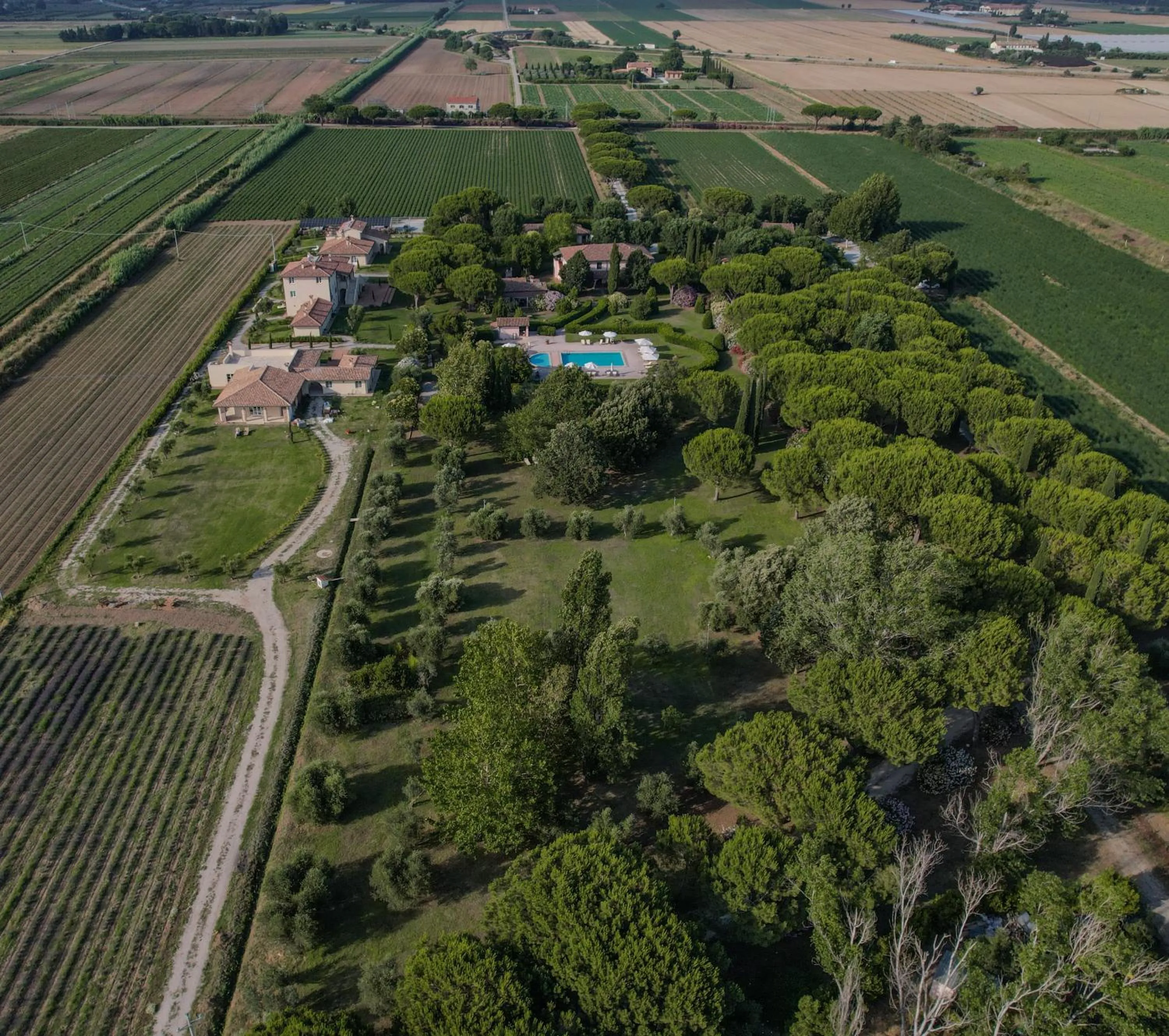 Bird's eye view in Agriturismo Villa Toscana