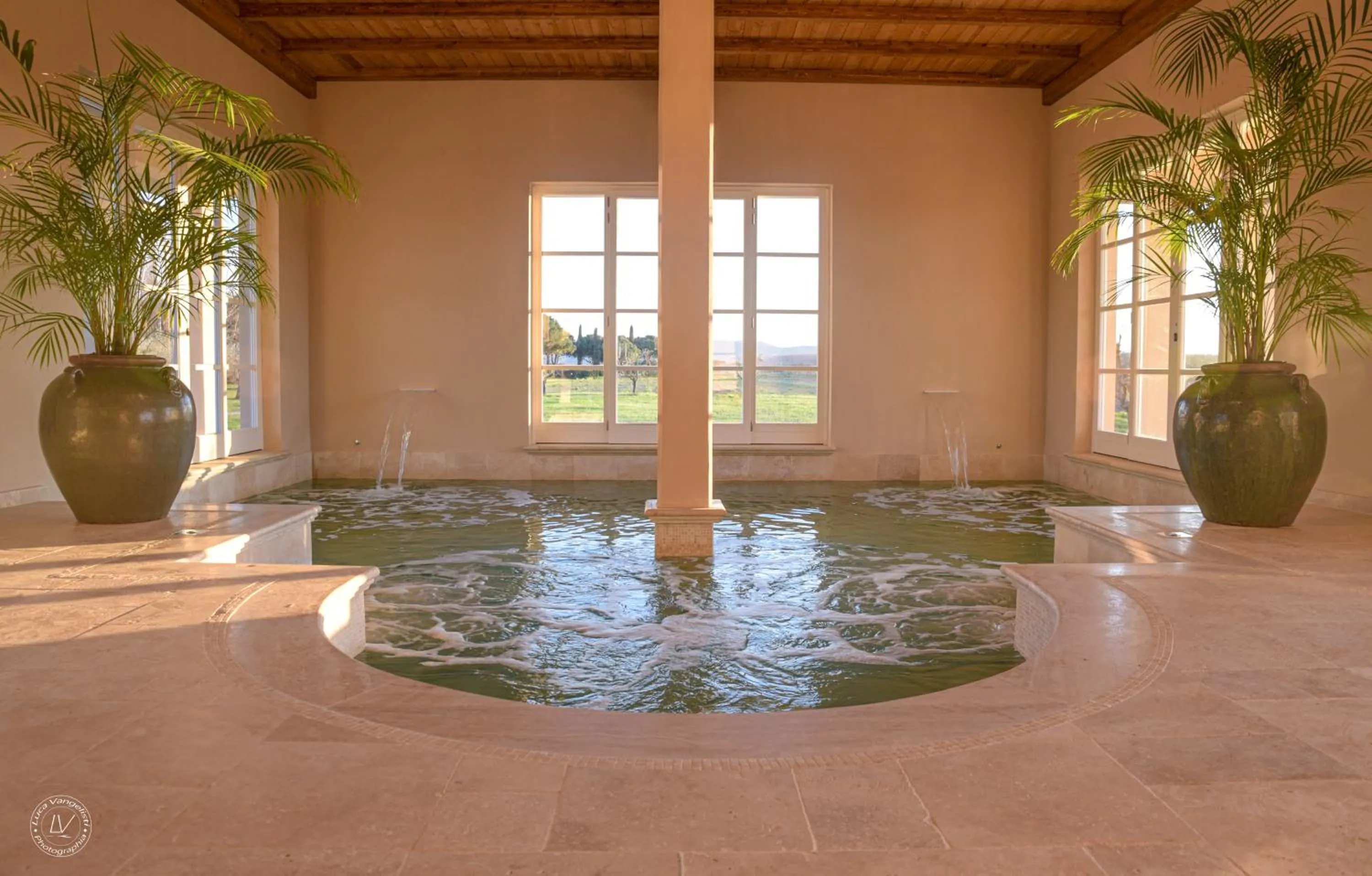 Pool view in Agriturismo Villa Toscana