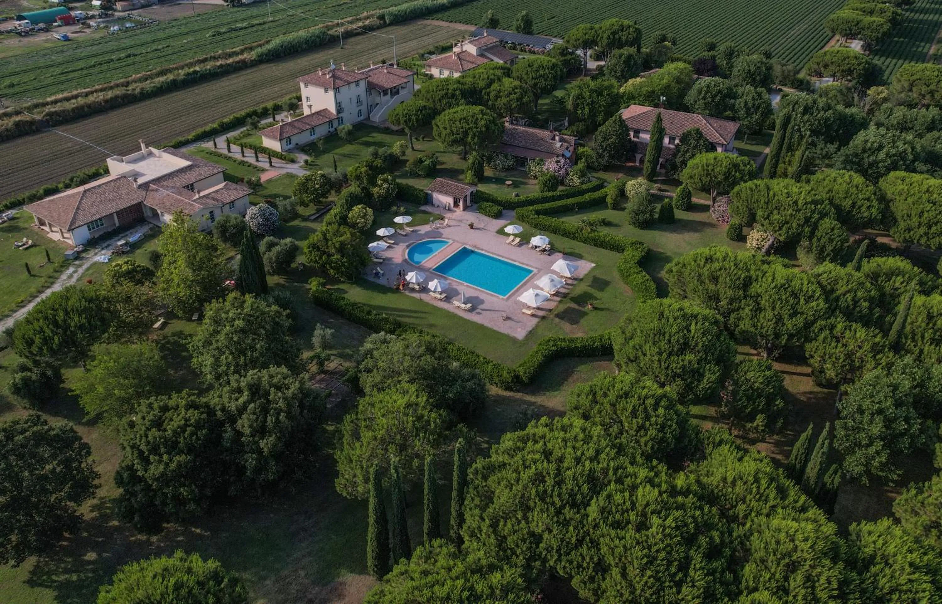 Bird's eye view in Agriturismo Villa Toscana