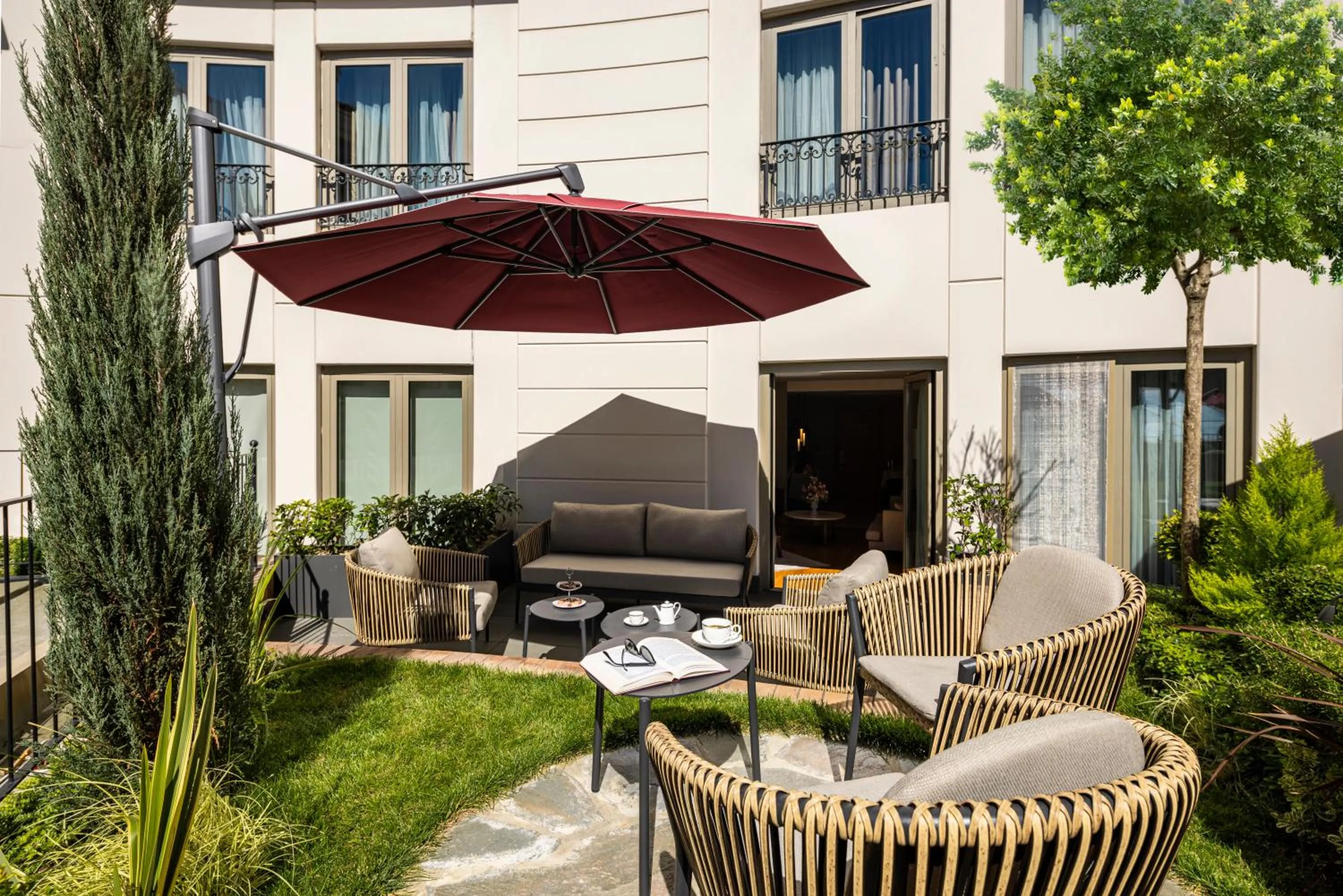 Garden view in CVK Park Bosphorus Hotel Istanbul