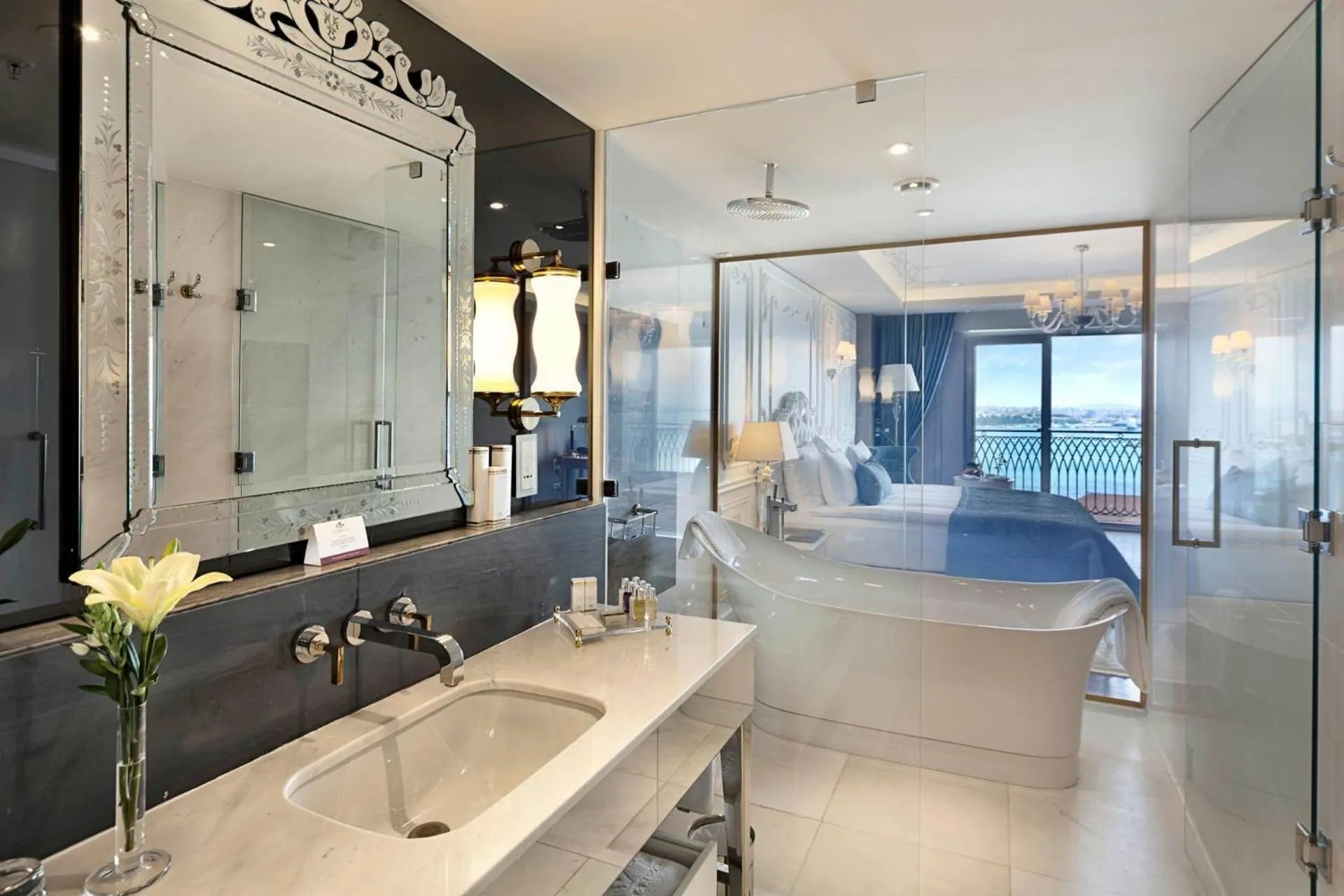 Bed in CVK Park Bosphorus Hotel Istanbul