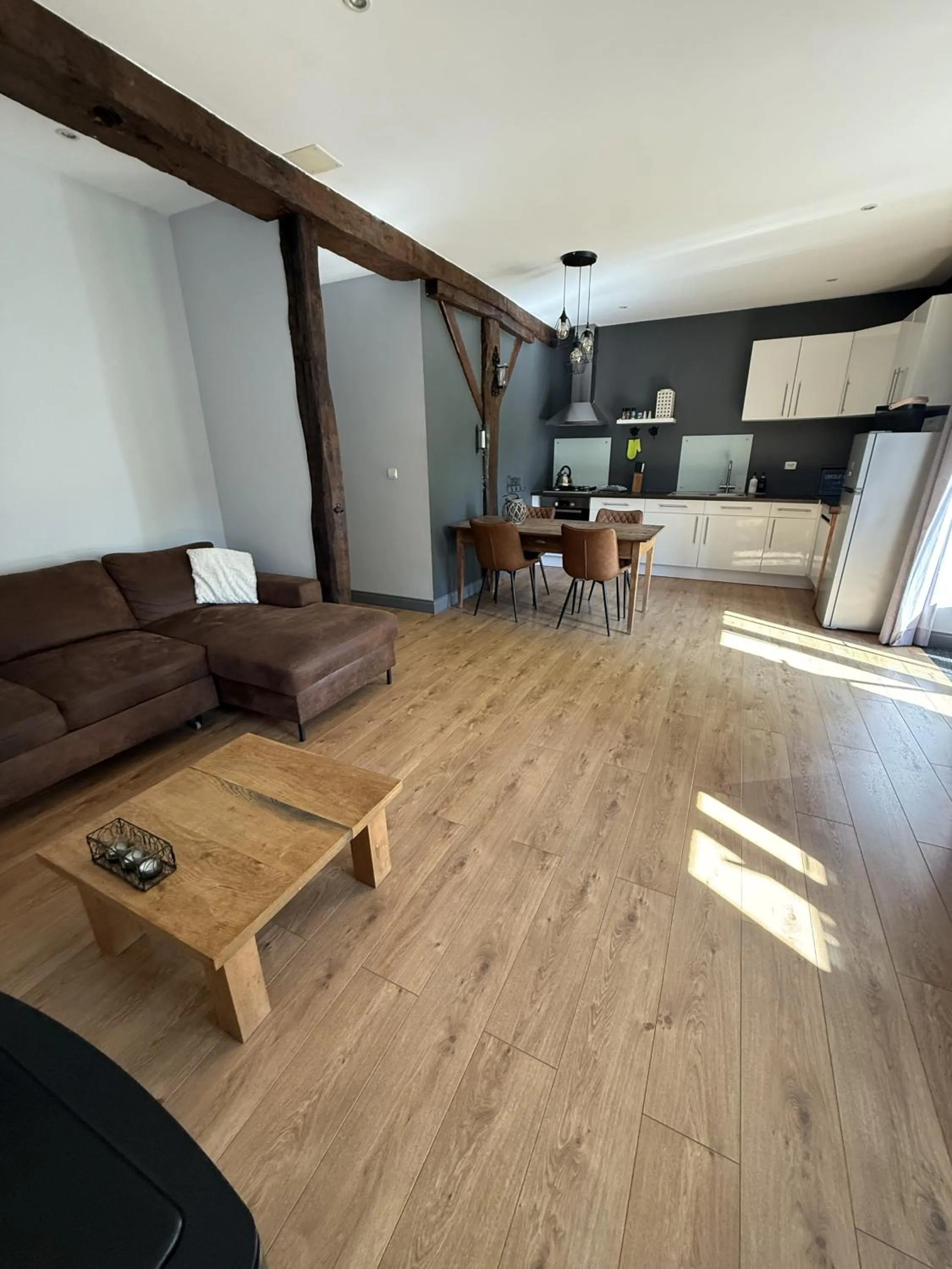 Living room in Gites Le Grand Tornage holiday fun for the whole family