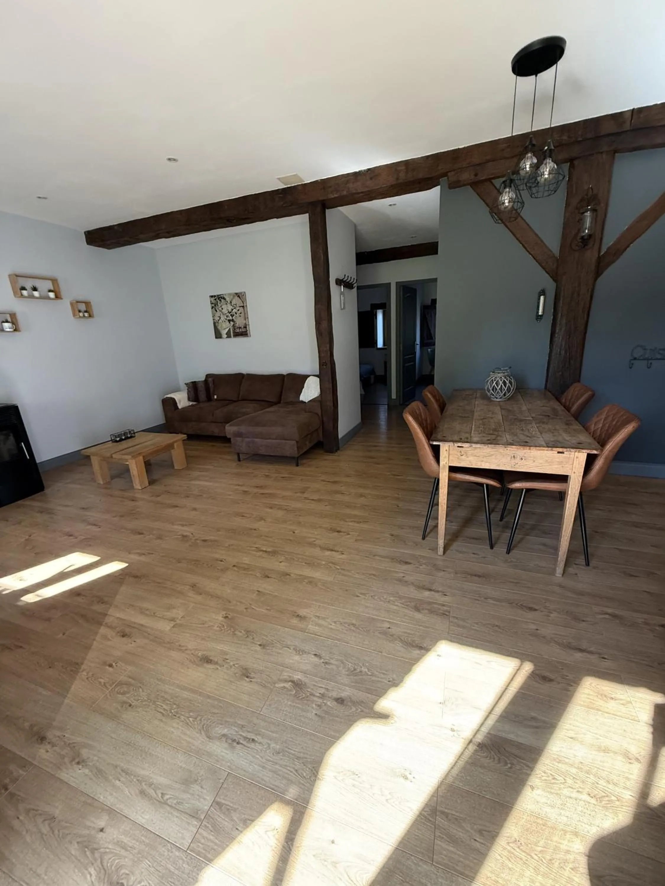 Living room in Gites Le Grand Tornage holiday fun for the whole family