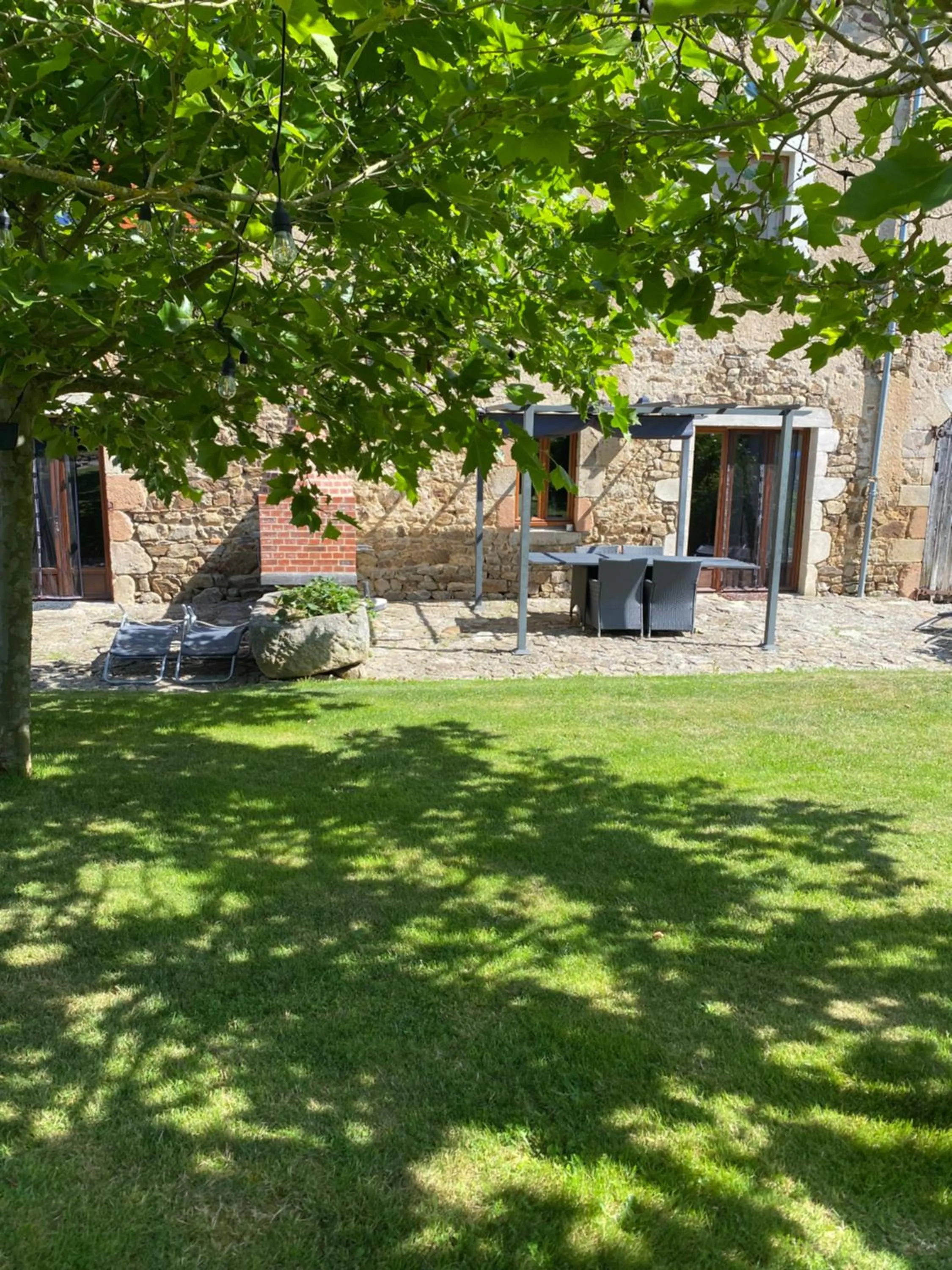 BBQ facilities in Gites Le Grand Tornage holiday fun for the whole family
