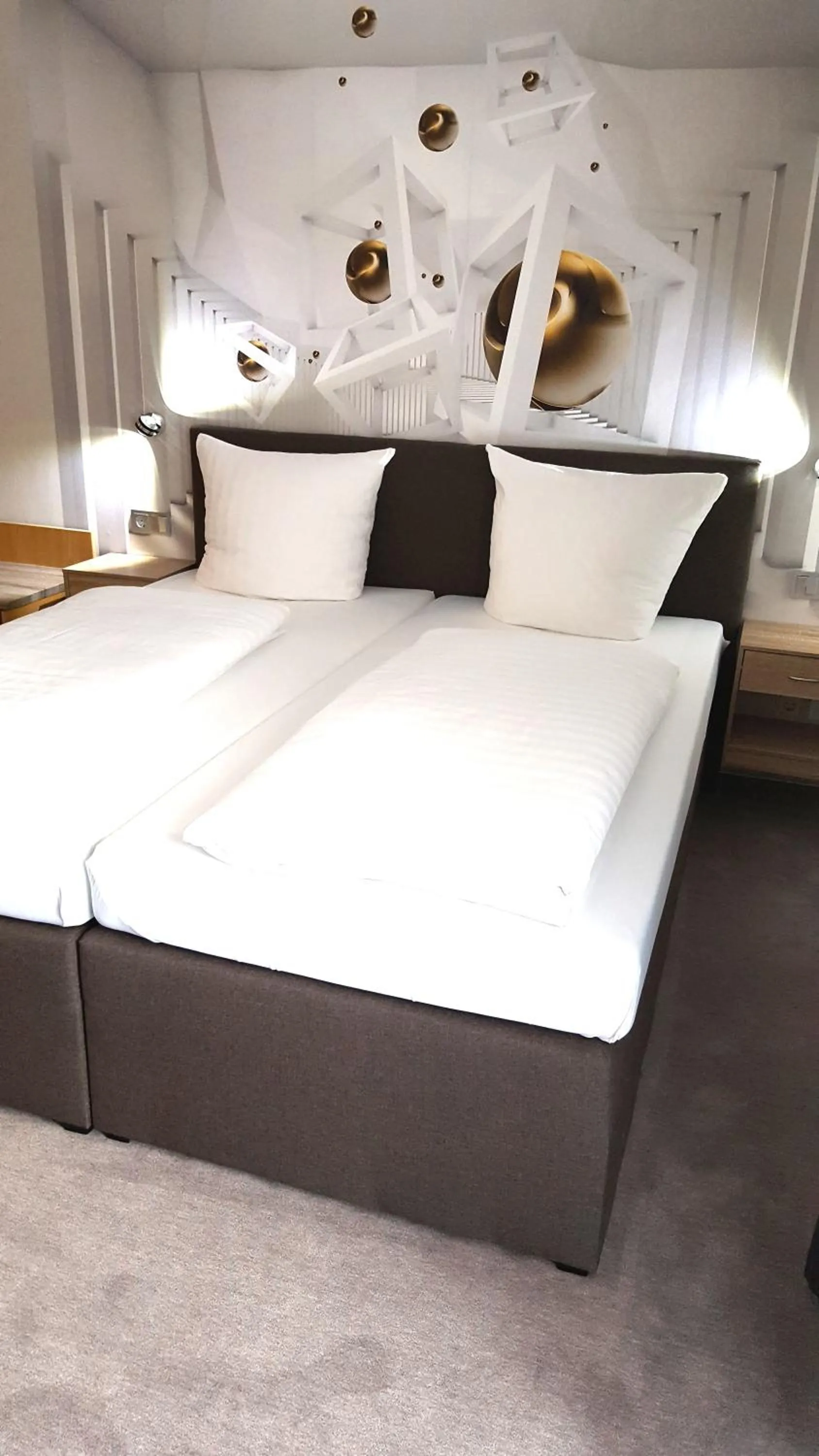 Photo of the whole room, Bed in Hotel Aggertal