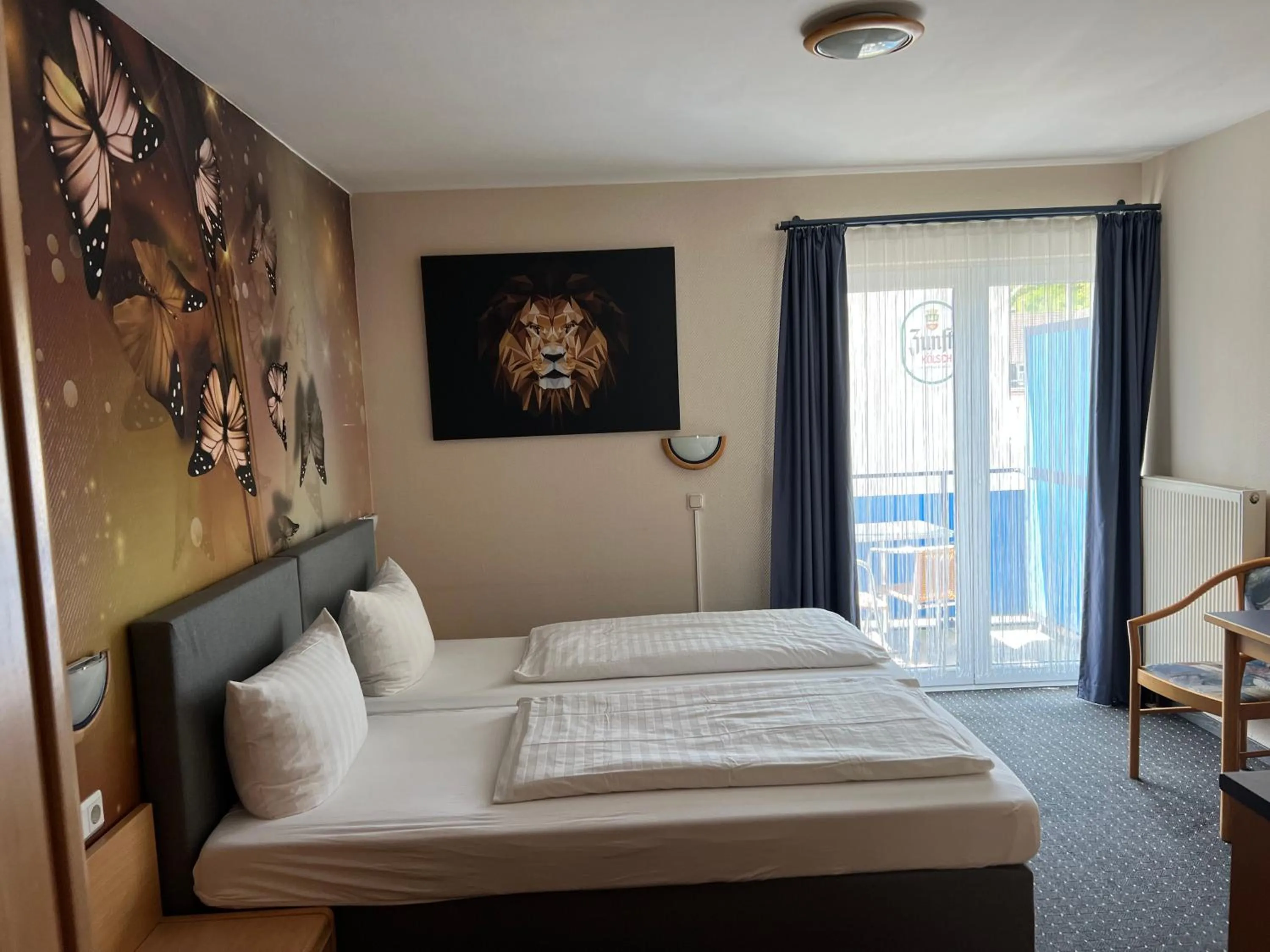 Bedroom, Bed in Hotel Aggertal