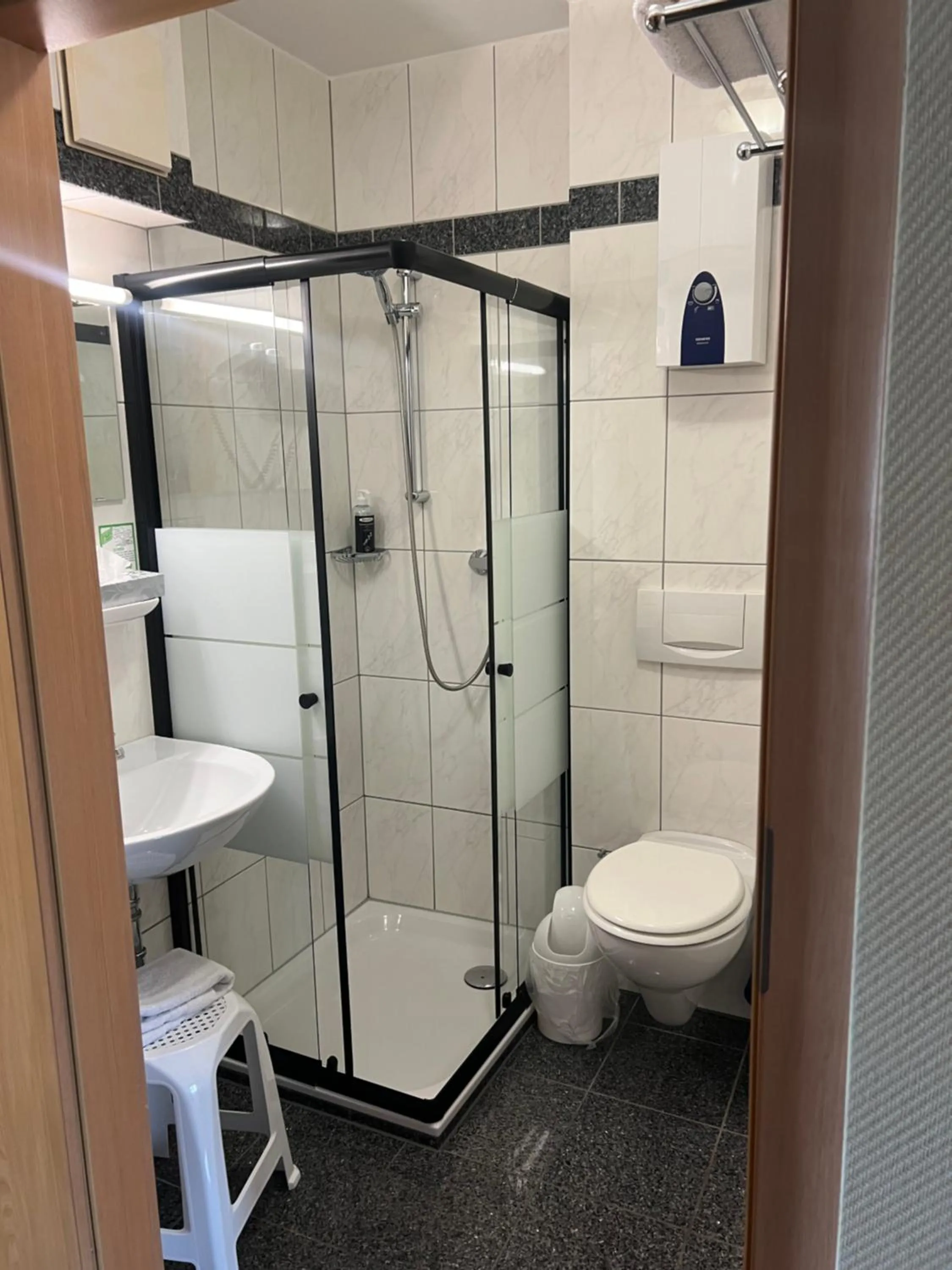 Shower in Hotel Aggertal