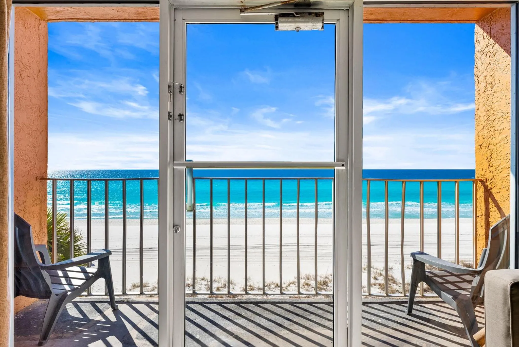 Patio in Seahaven Beach Hotel Panama City Beach