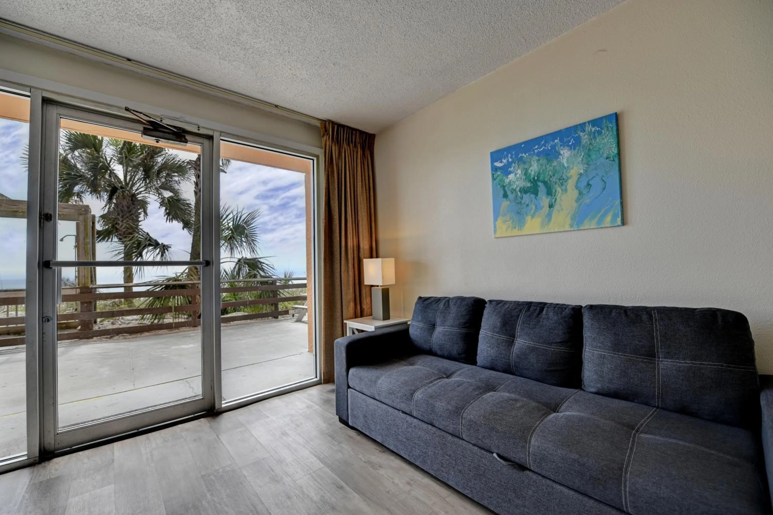 Living room in Seahaven Beach Hotel Panama City Beach