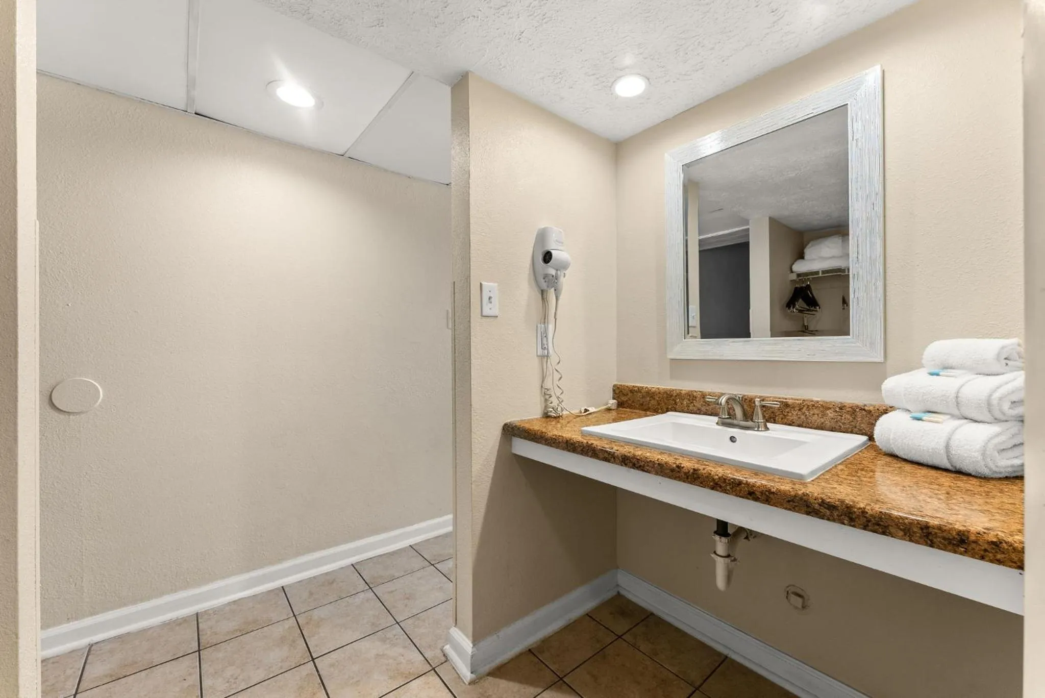 Bathroom in Seahaven Beach Hotel Panama City Beach