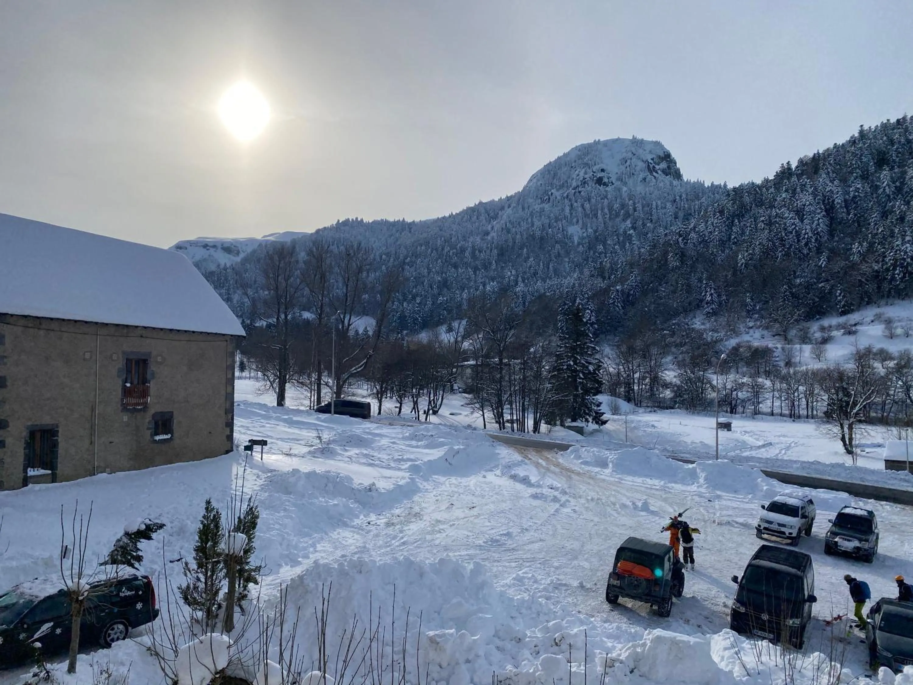 Mountain view in Hôtel Les Mouflons