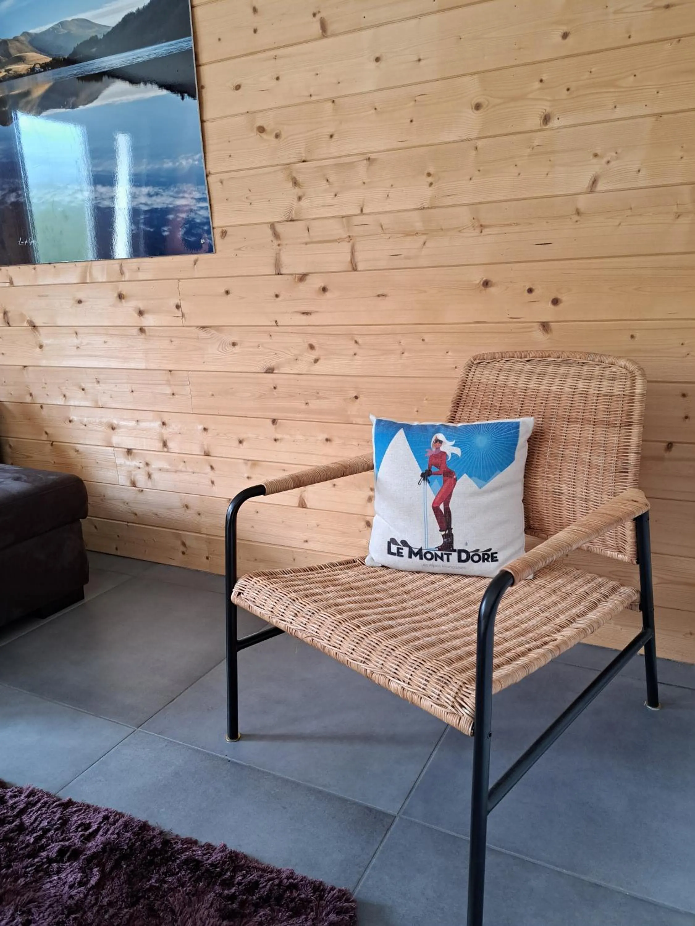Living room in Hôtel Les Mouflons