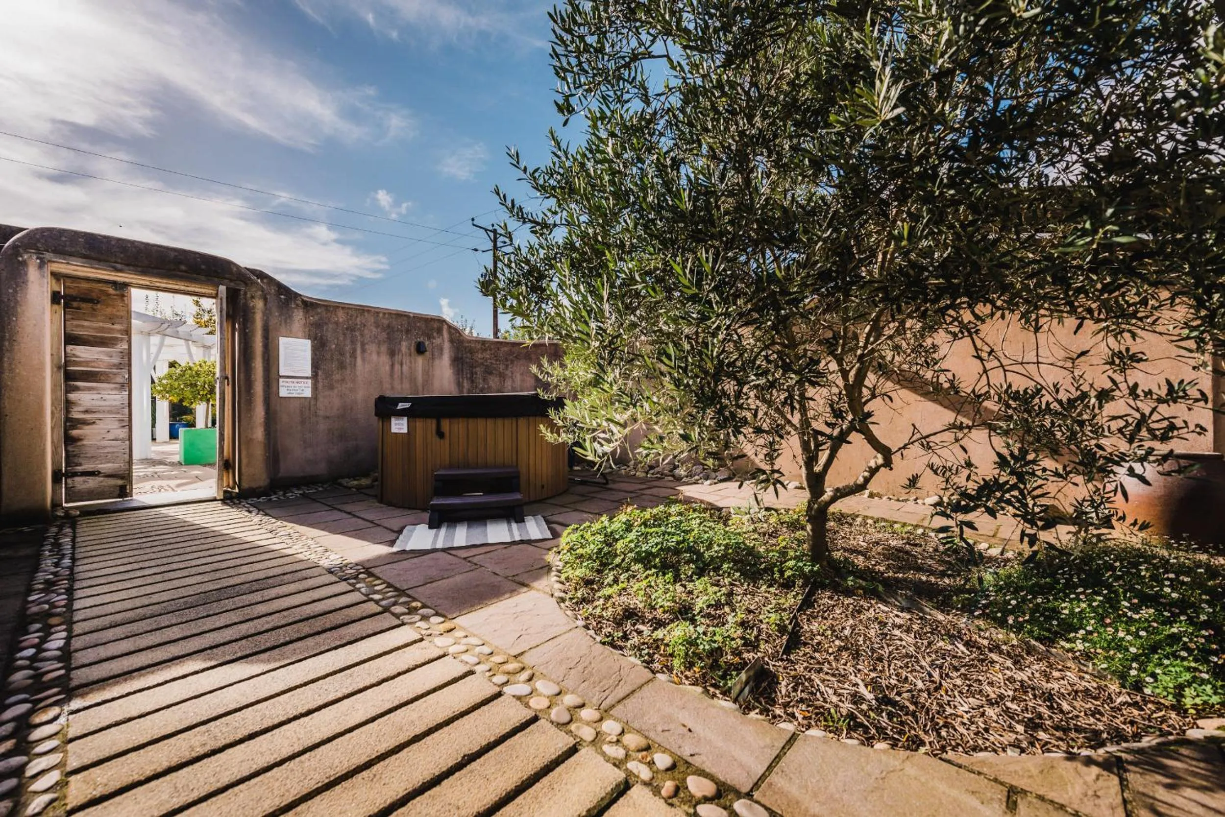 Hot Tub in Lower Barns Boutique B&B