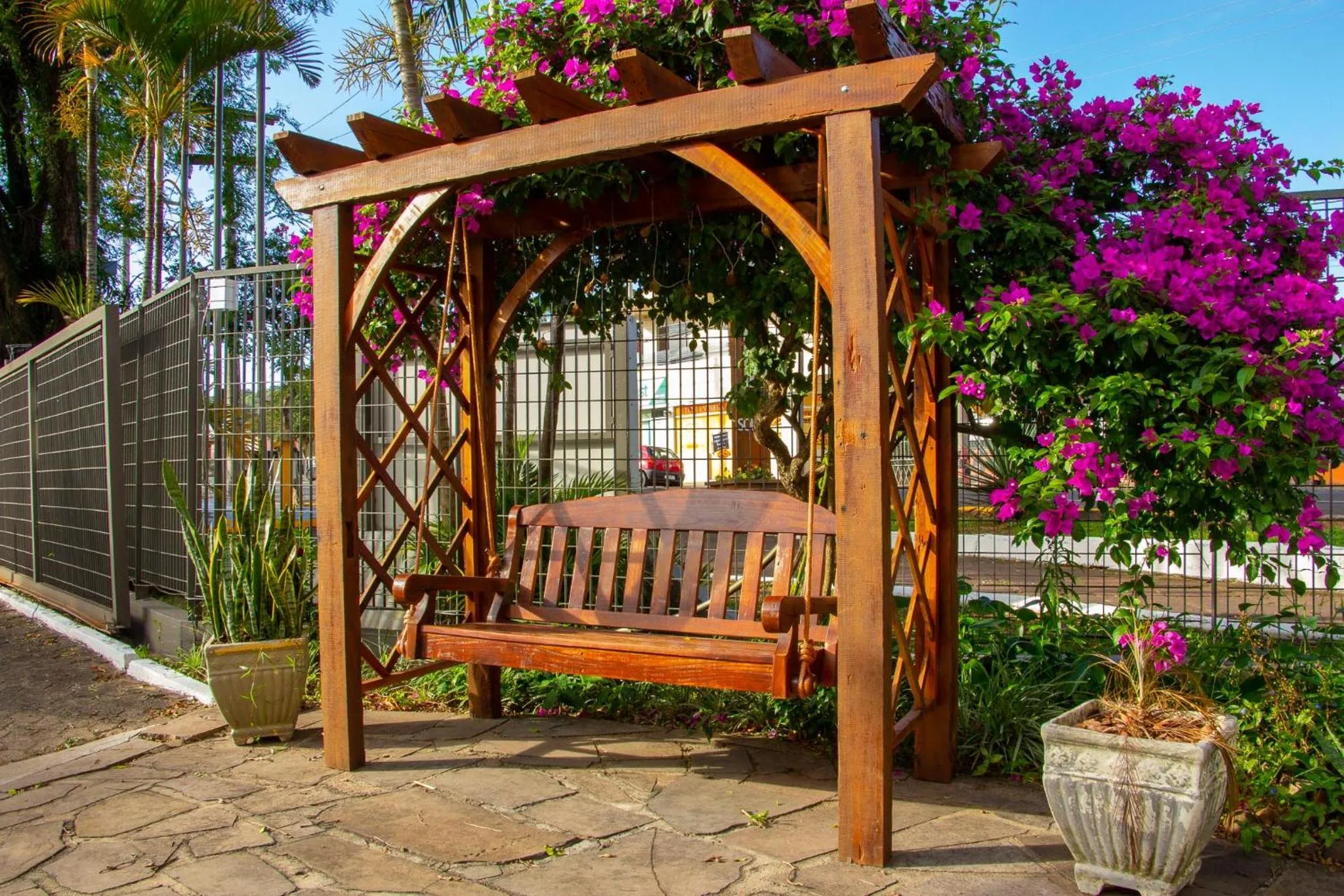 Garden in Hotel Villa Souza Ltda