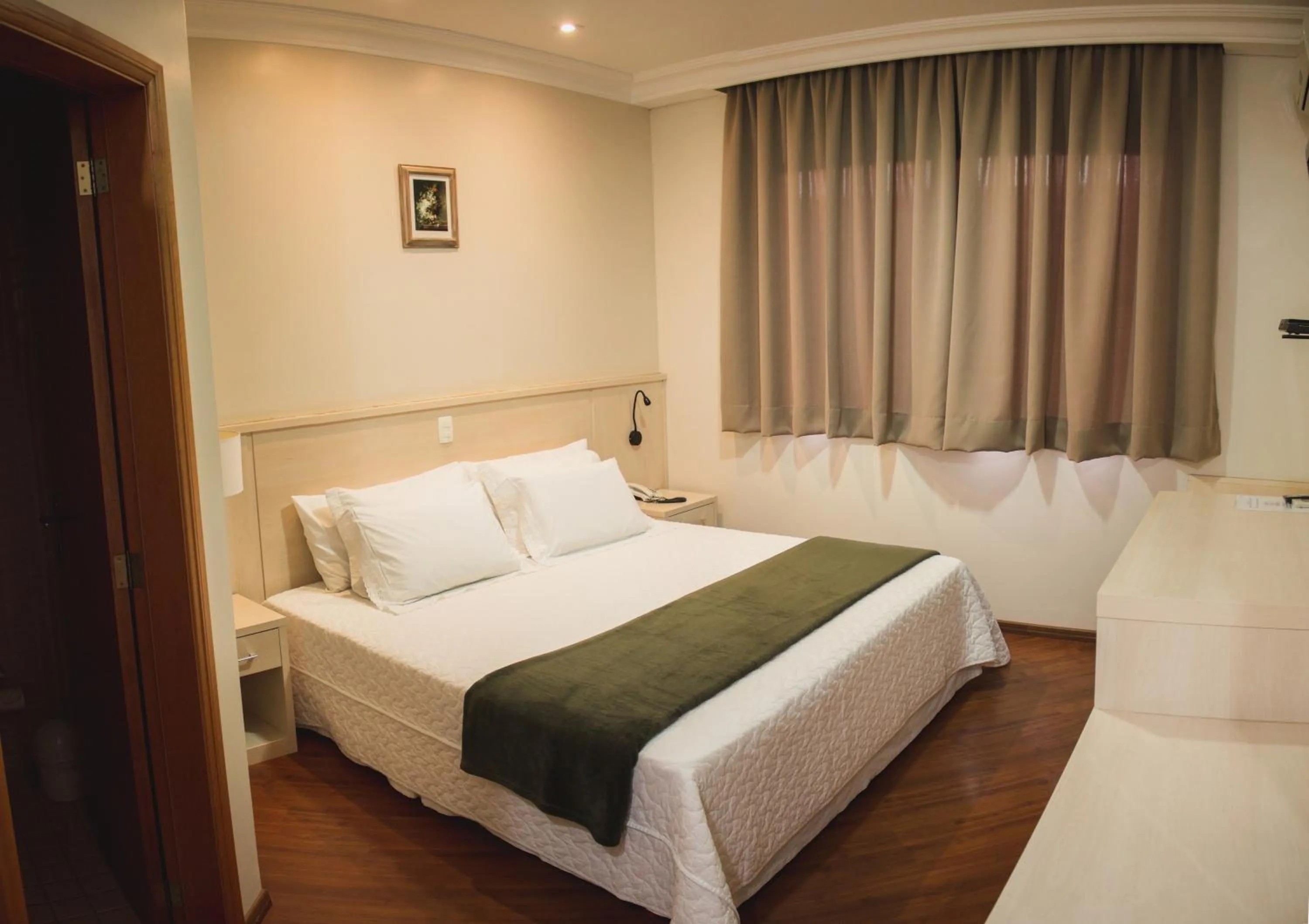 Bed in Grande Hotel Guarapuava