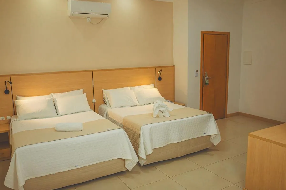 Bed in Grande Hotel Guarapuava