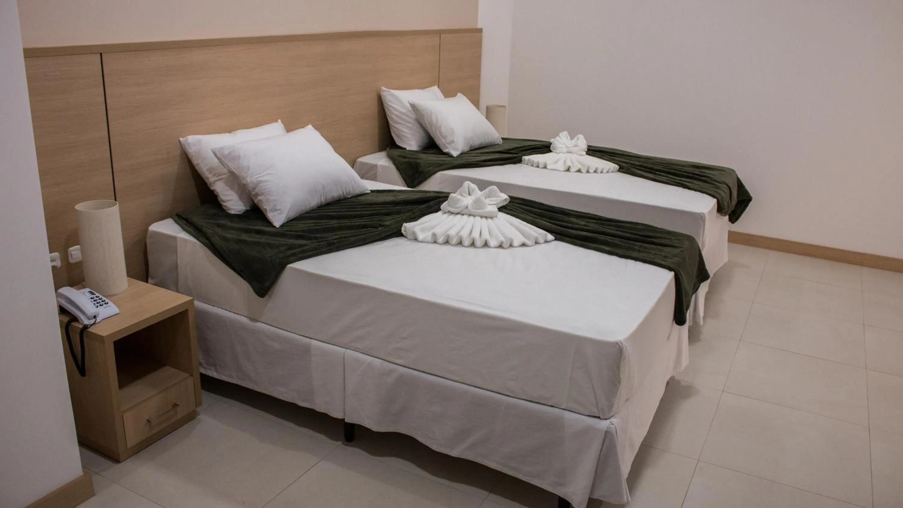 Bed in Grande Hotel Guarapuava