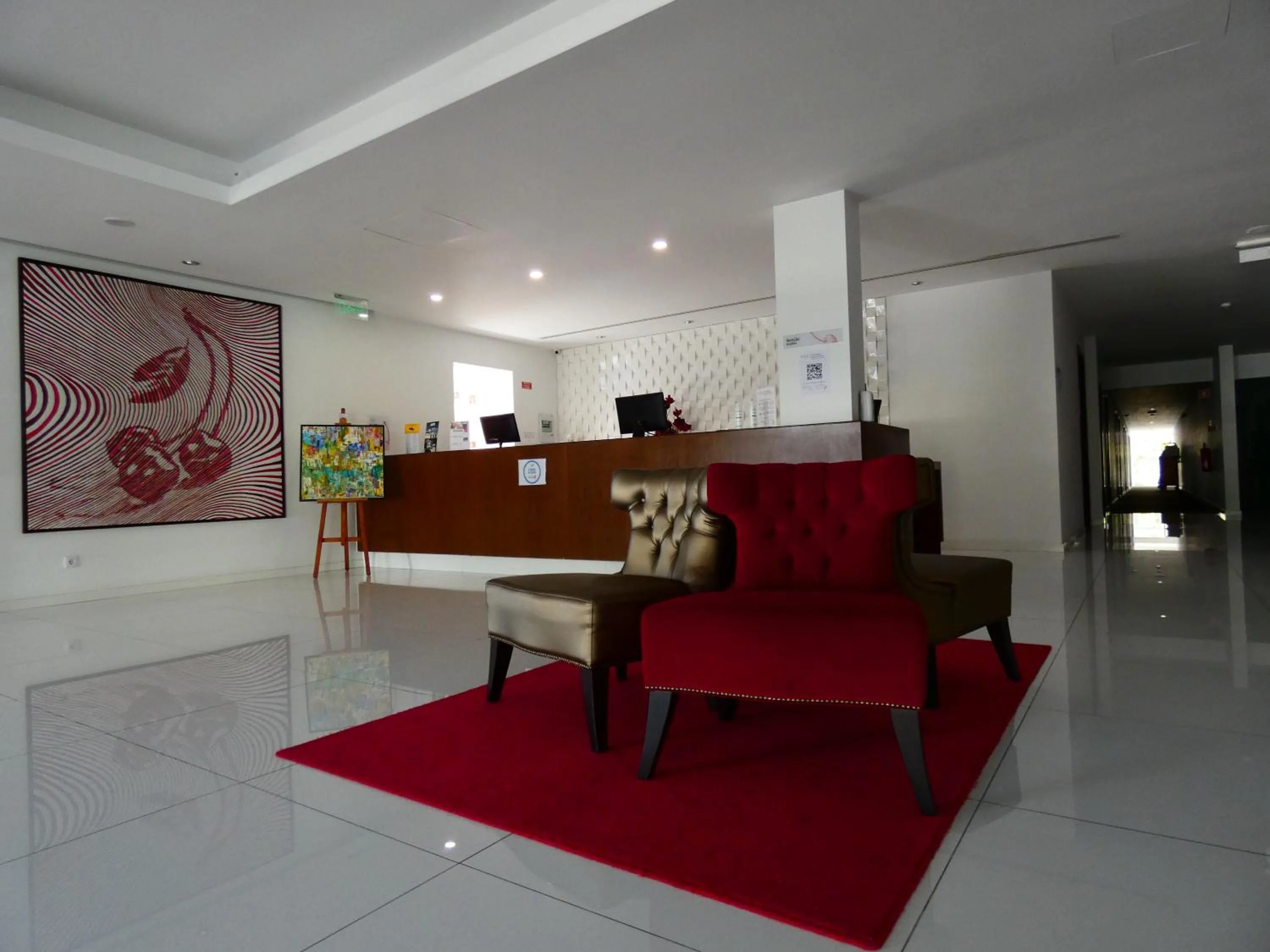 Seating area in Hotel Vila D'Óbidos