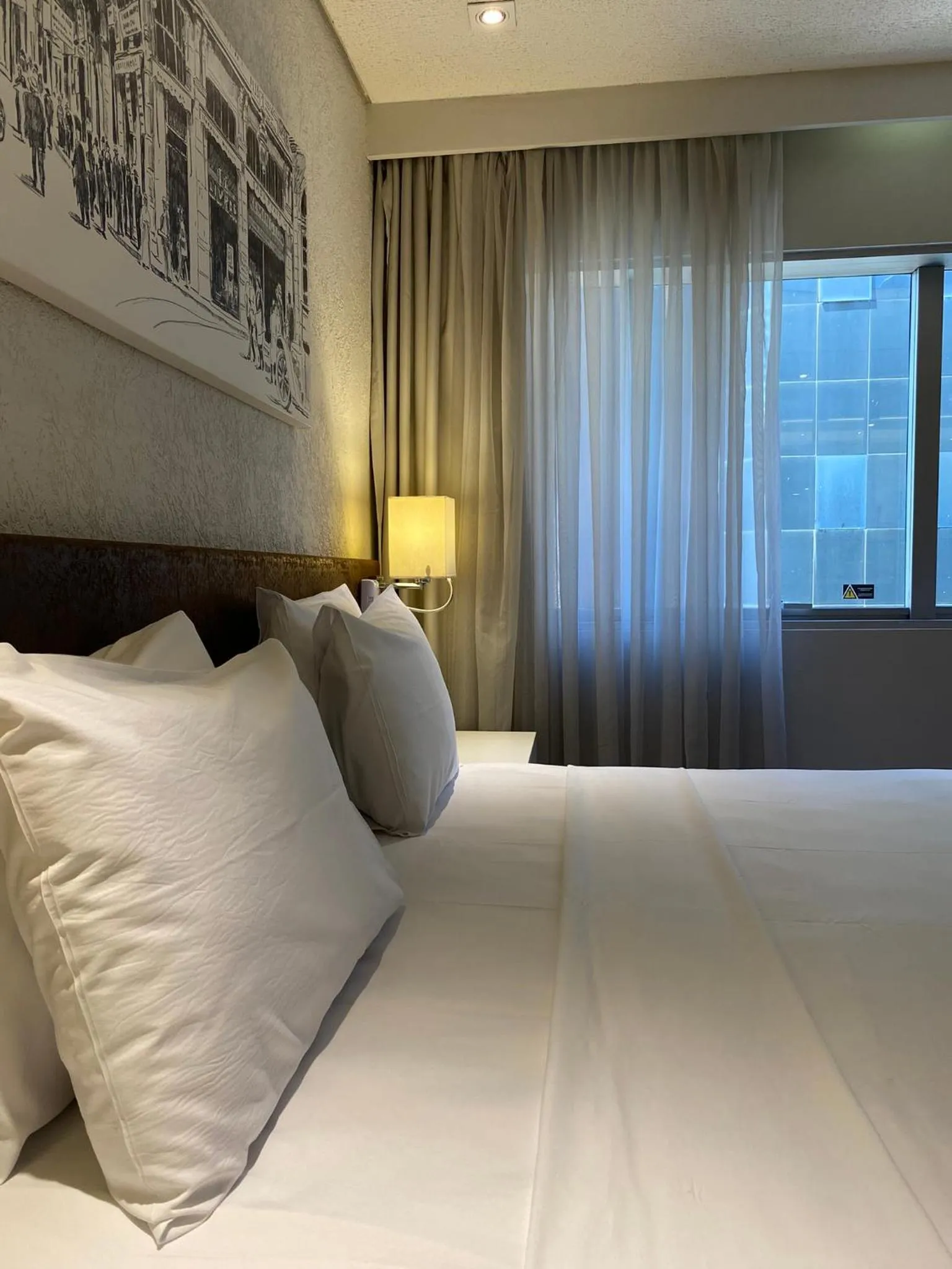 Bed in Hotel Transamerica Berrini