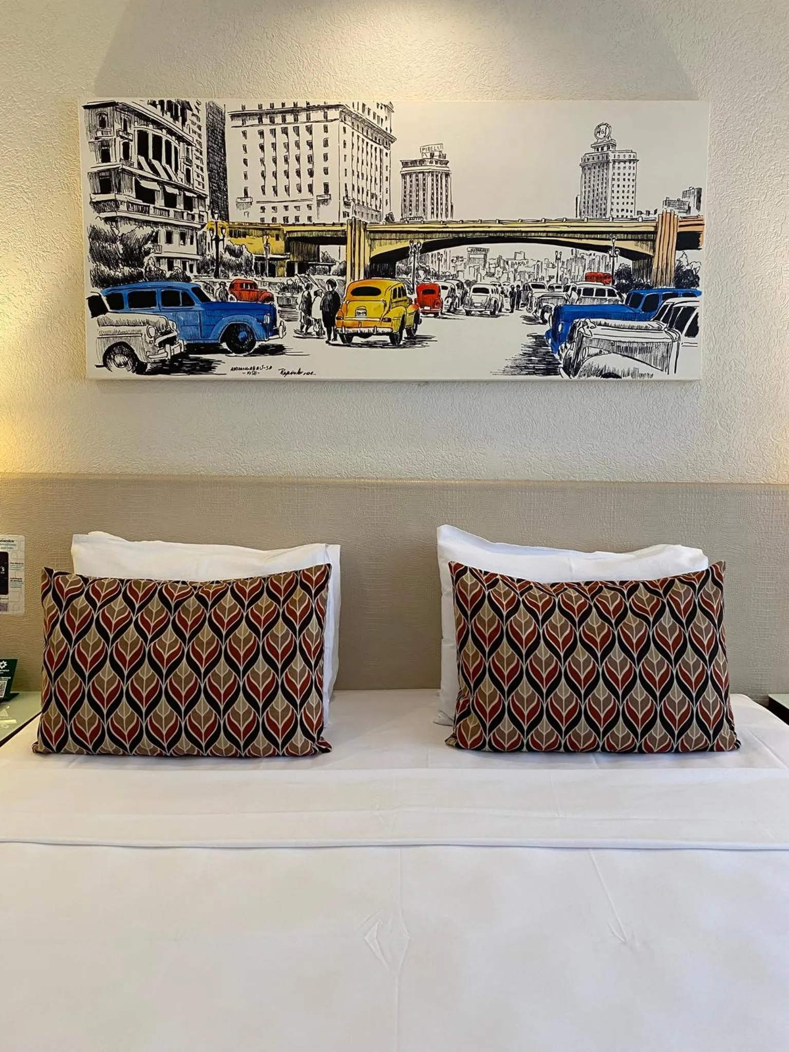 Bed in Hotel Transamerica Berrini