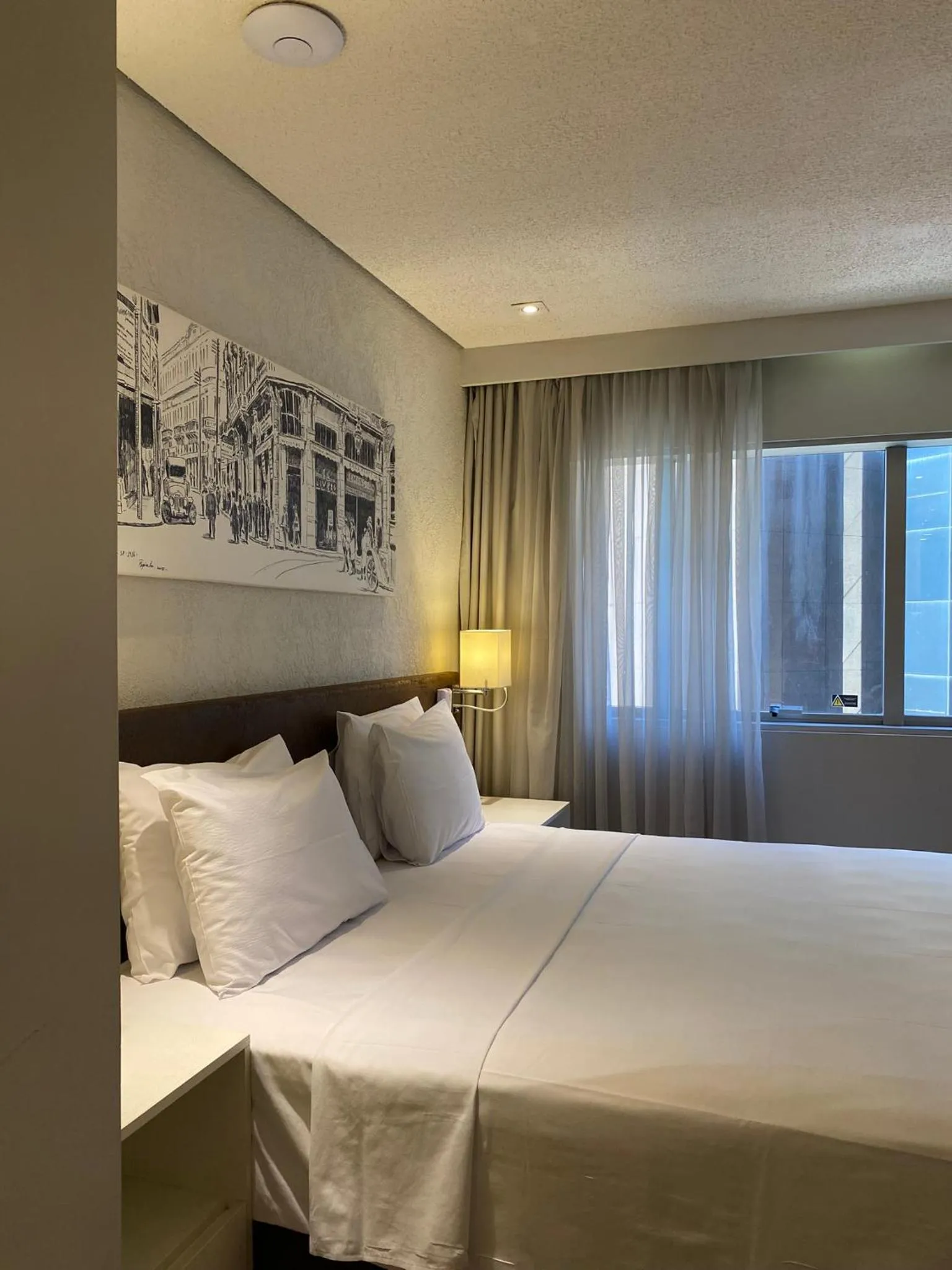 Bed in Hotel Transamerica Berrini