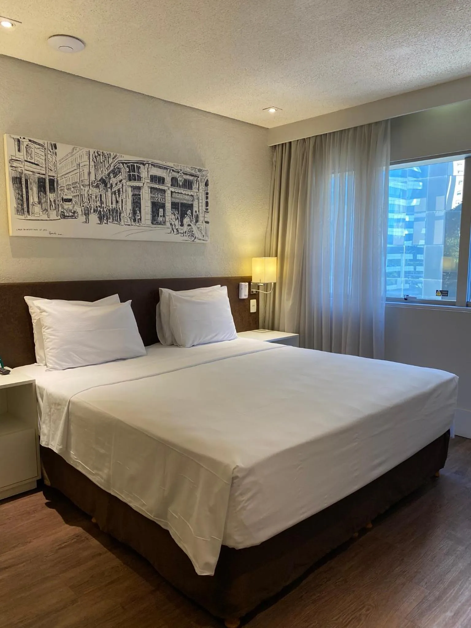 Bed in Hotel Transamerica Berrini