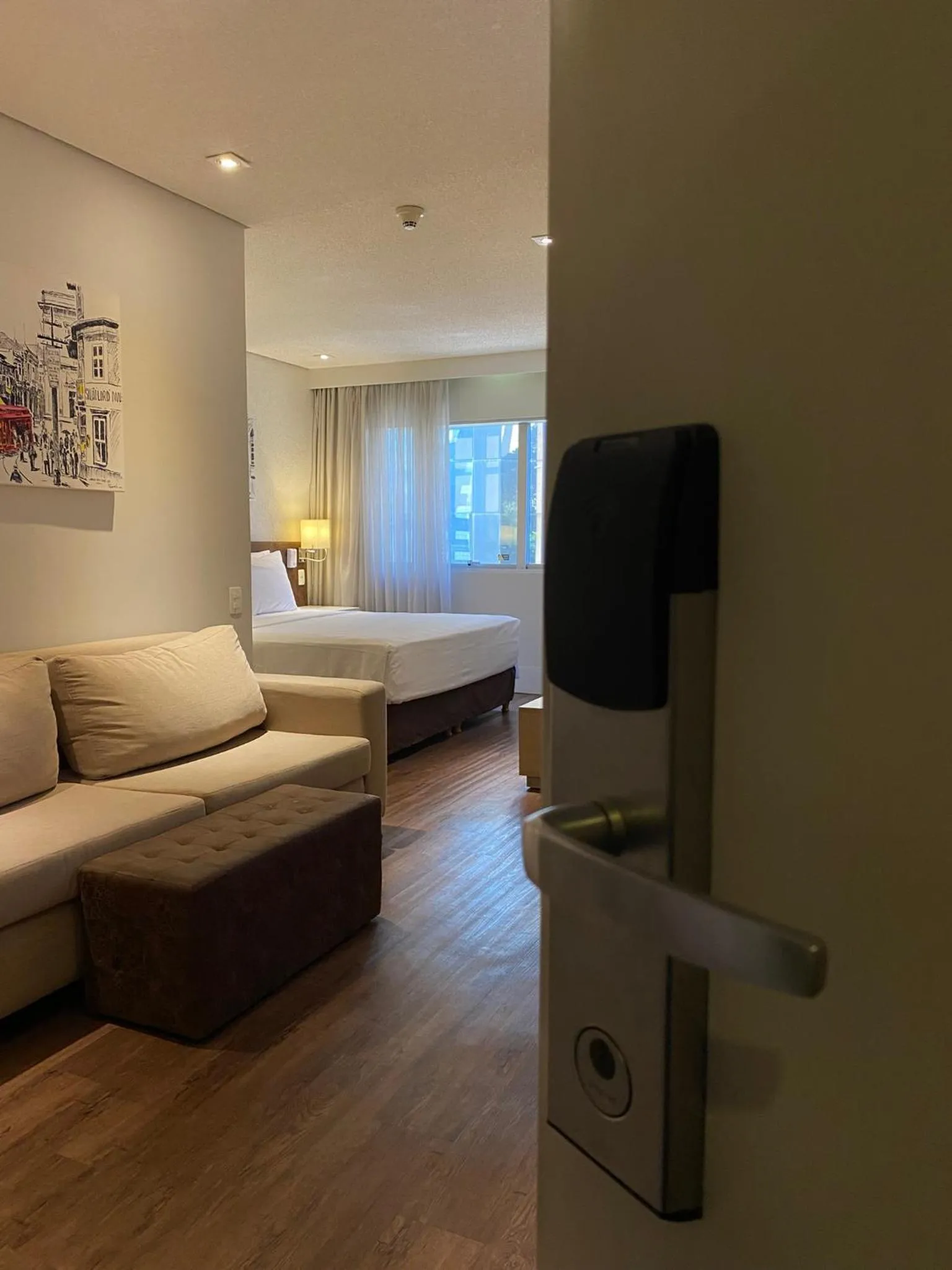 Bed in Hotel Transamerica Berrini