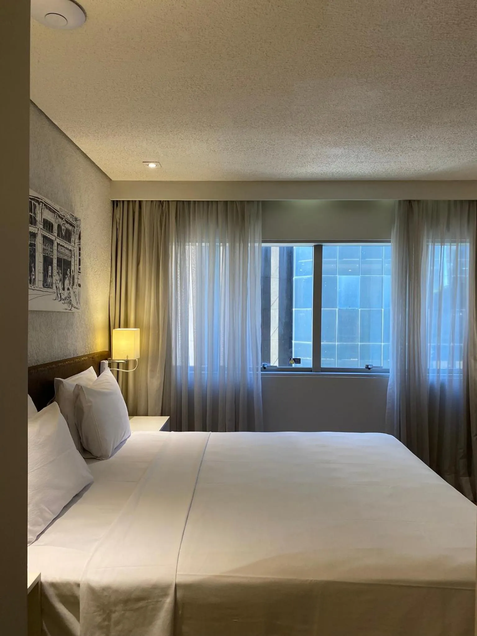 Bed in Hotel Transamerica Berrini