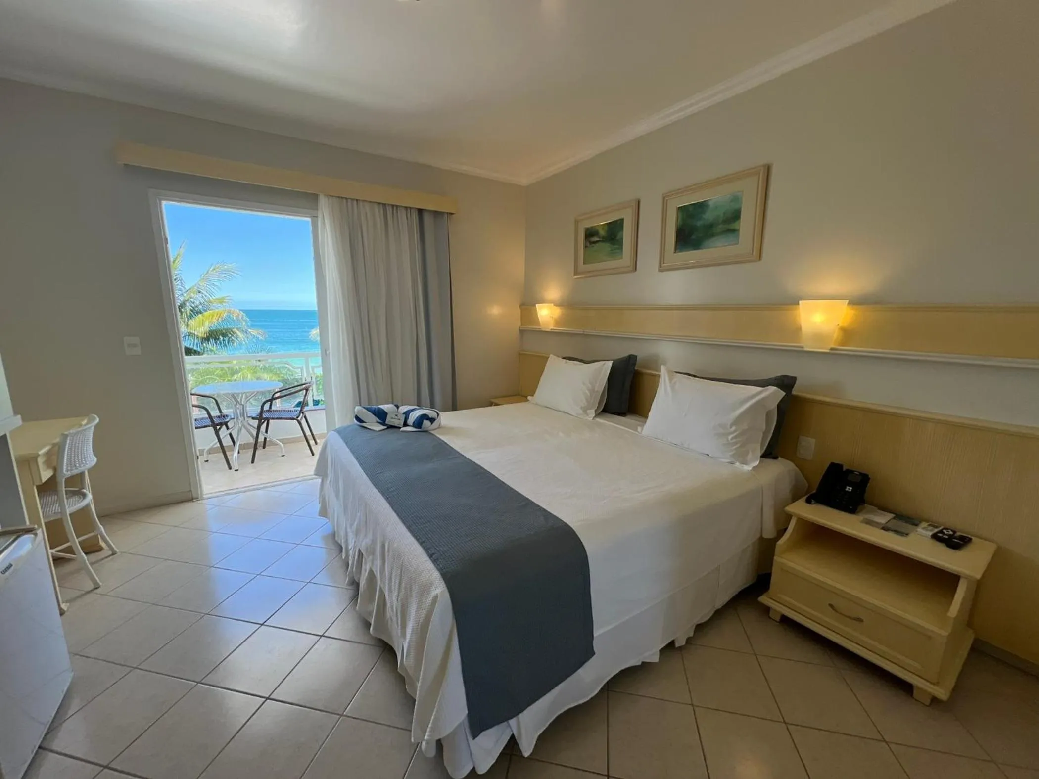 Bed in Bombinhas Blue Suítes