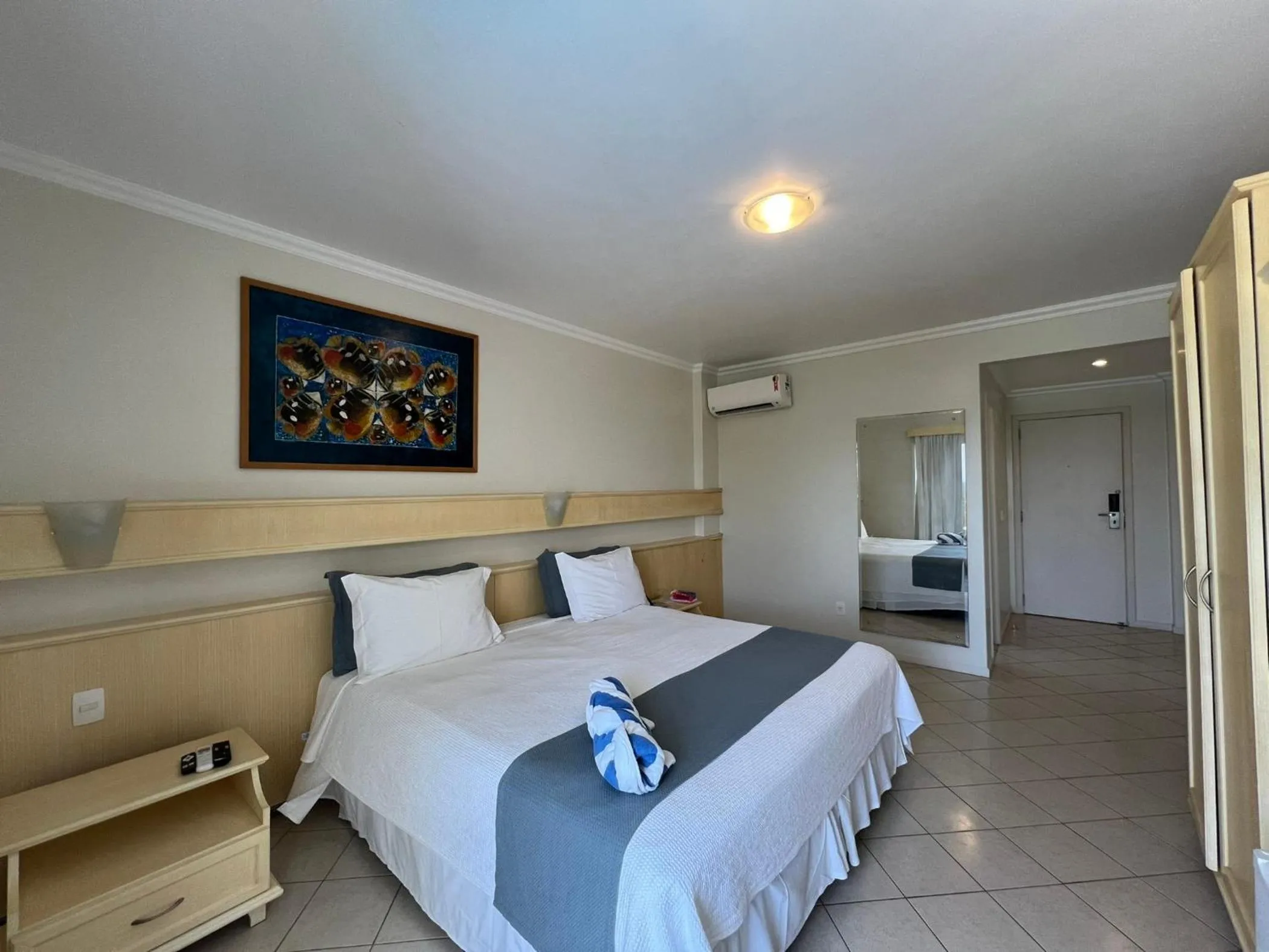 Bed in Bombinhas Blue Suítes