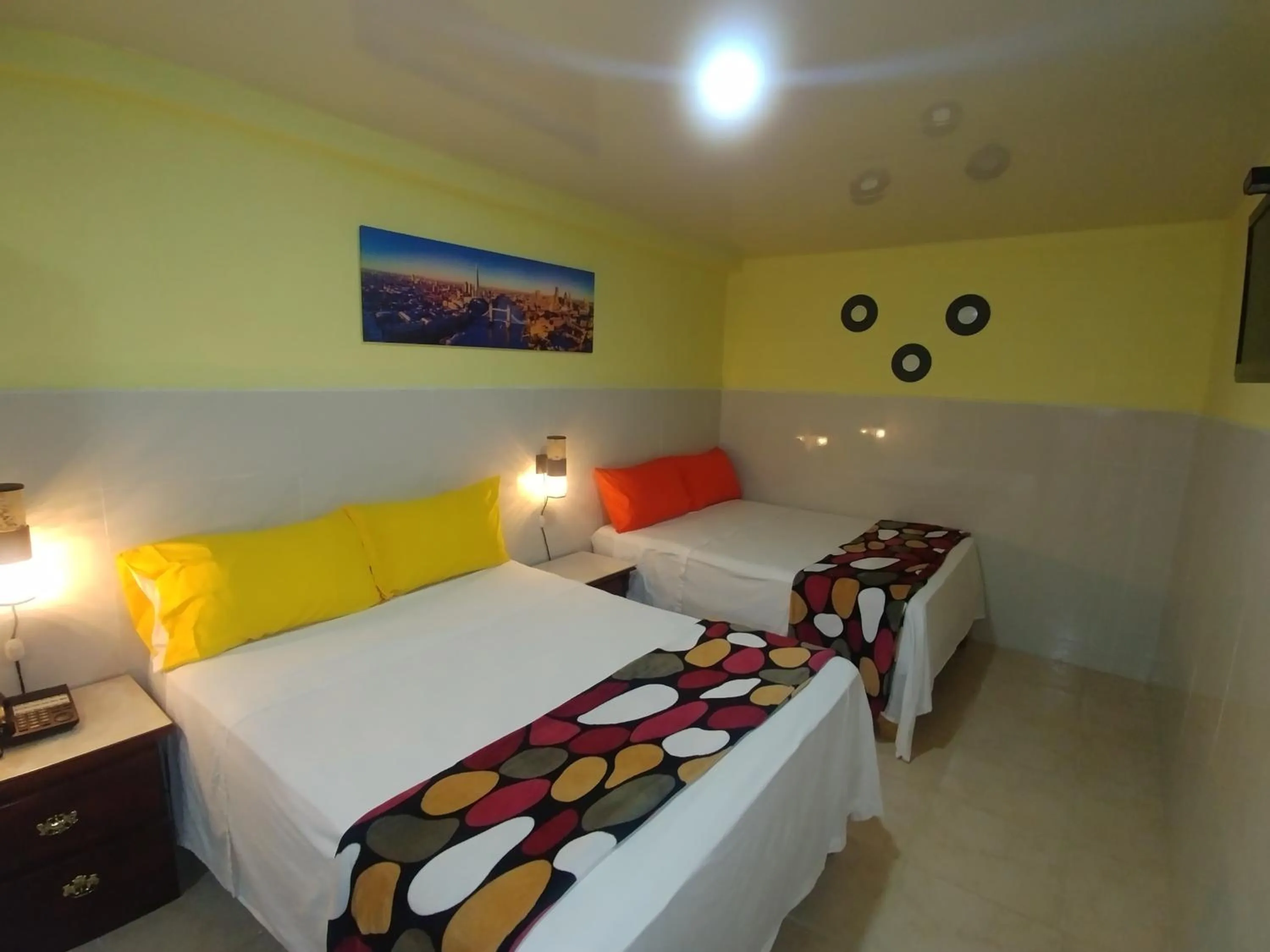 Decorative detail, Bed in Hotel Riparbella