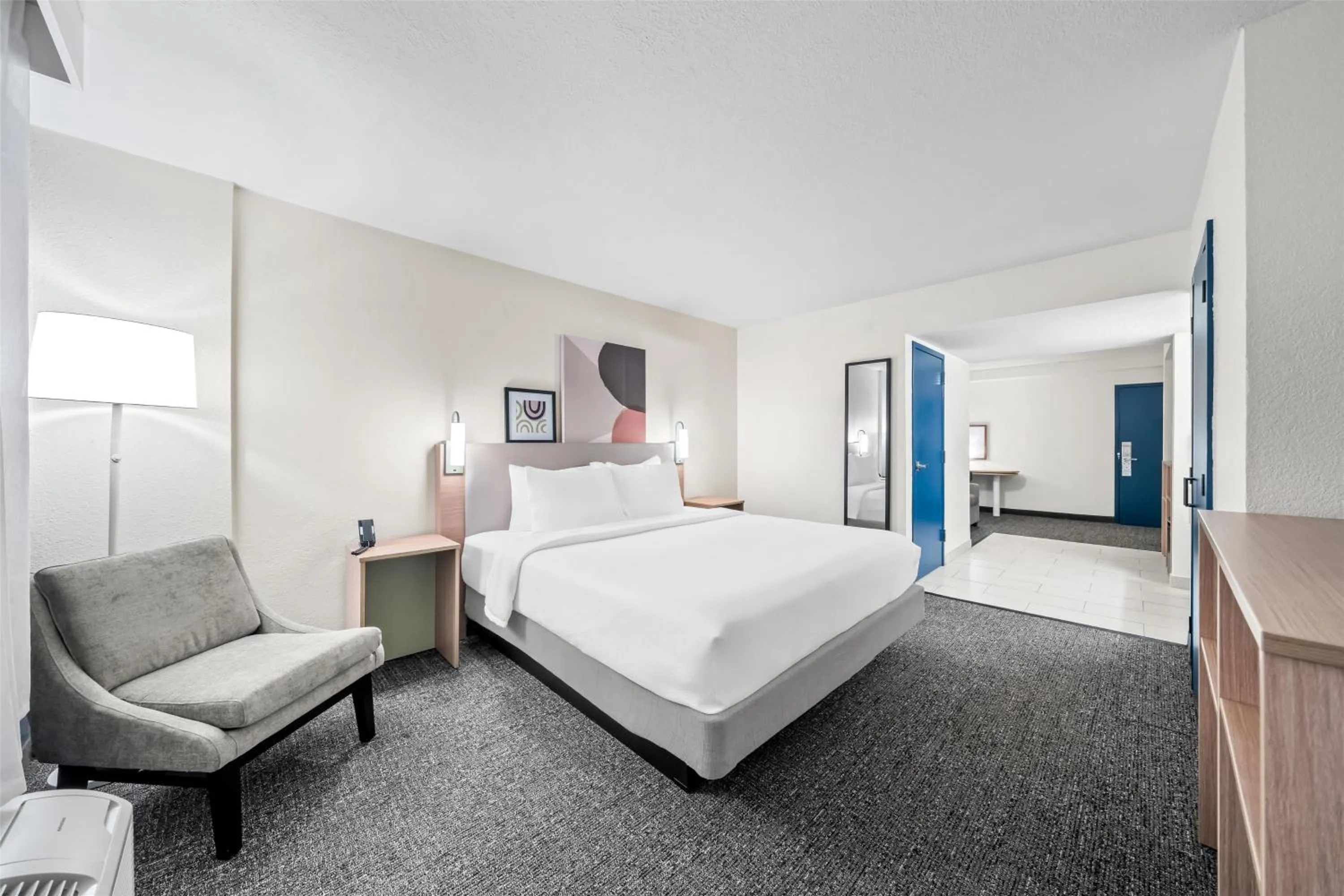 Bed in Spark by Hilton Orlando near Universal