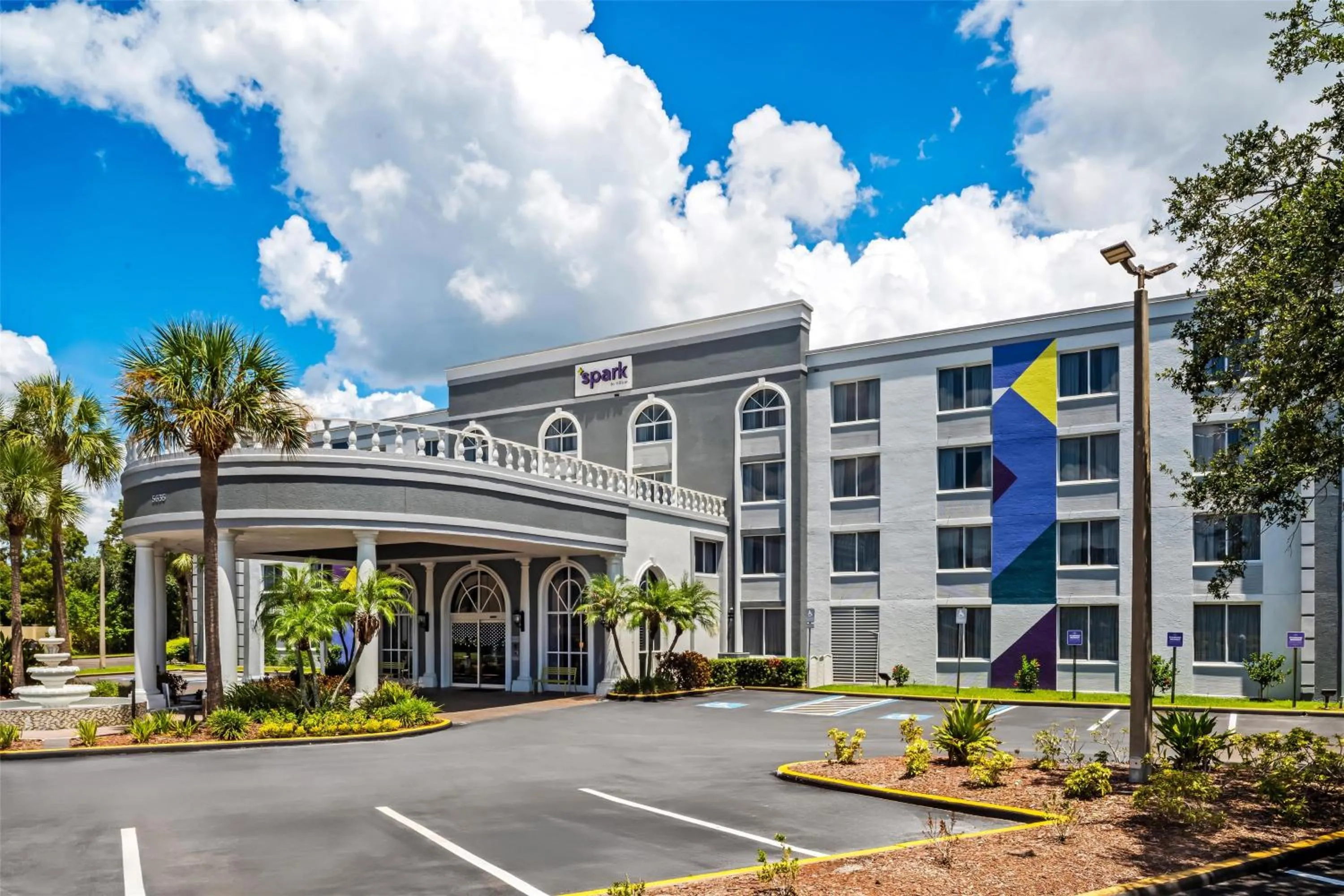 Property building in Spark by Hilton Orlando near Universal