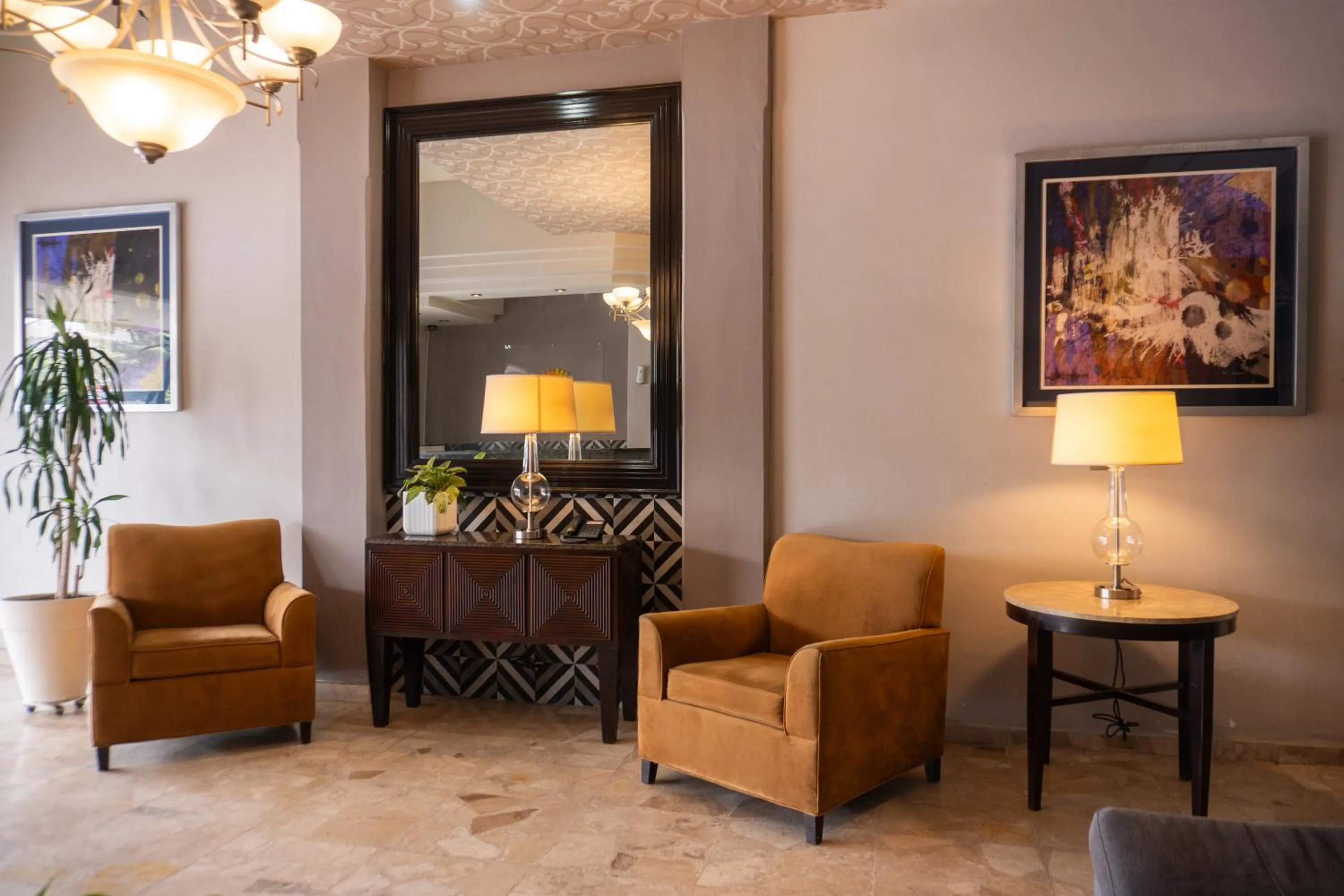 Living room in Hotel America Centro