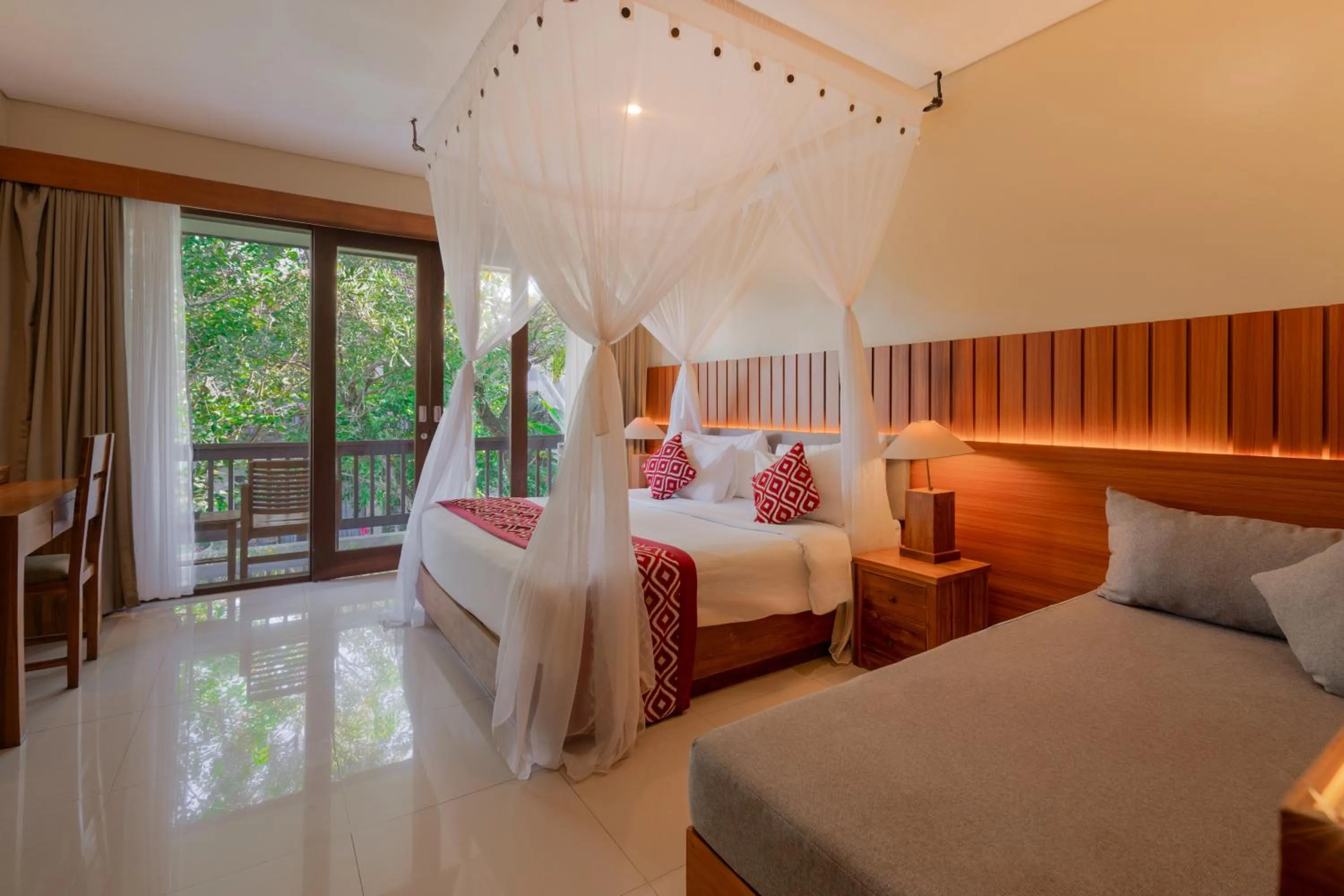Bed in Pertiwi Bisma Ubud