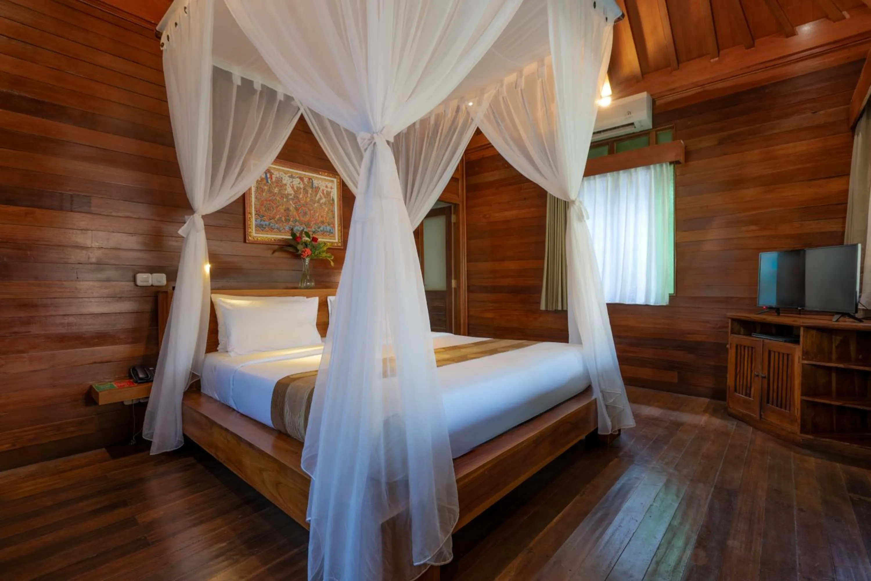 Bed in Pertiwi Bisma Ubud