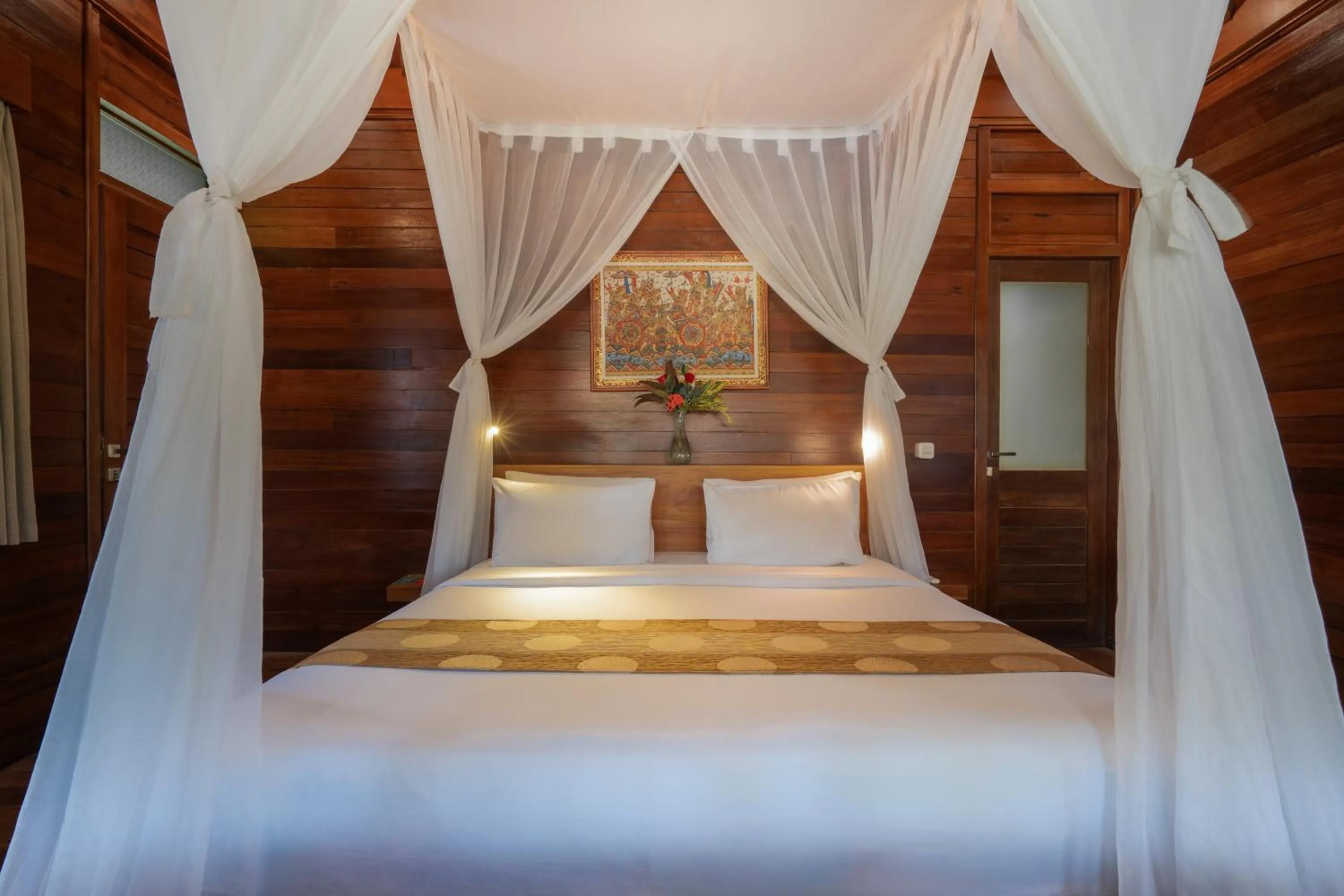Bed in Pertiwi Bisma Ubud