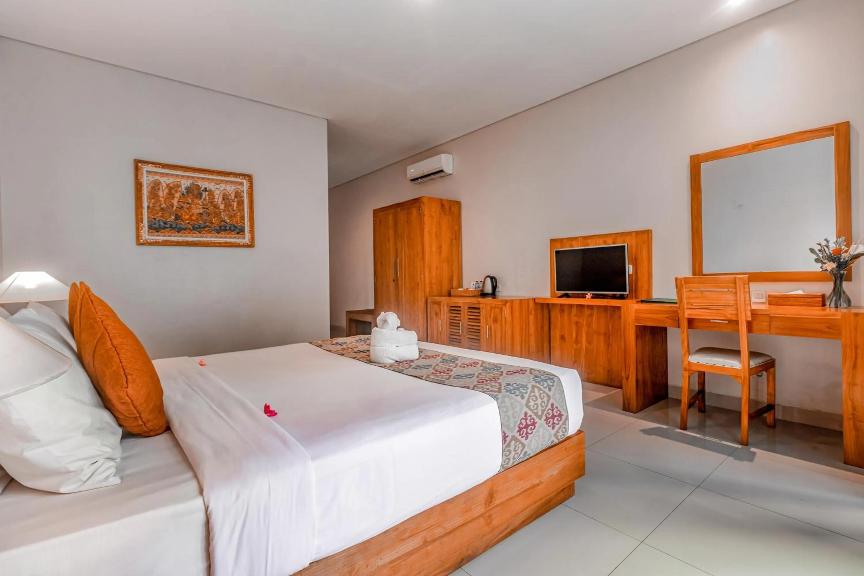 Bed in Pertiwi Bisma Ubud