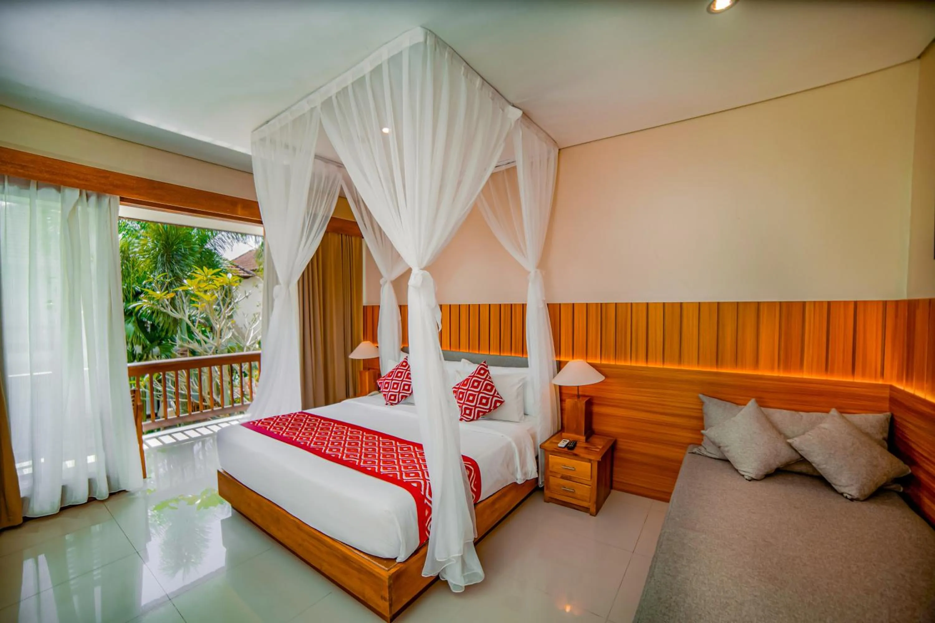 Bed in Pertiwi Bisma Ubud