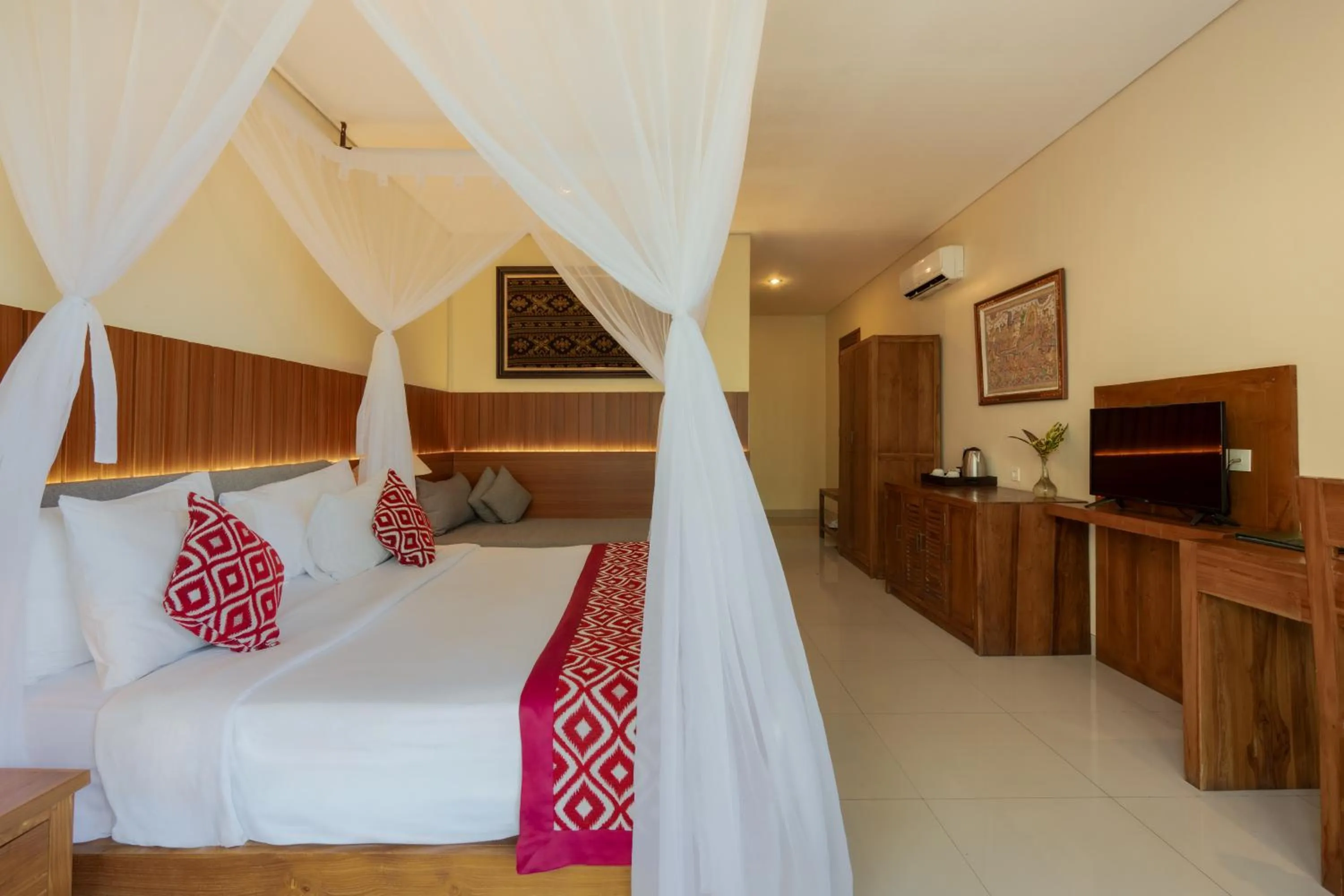 Bed in Pertiwi Bisma Ubud