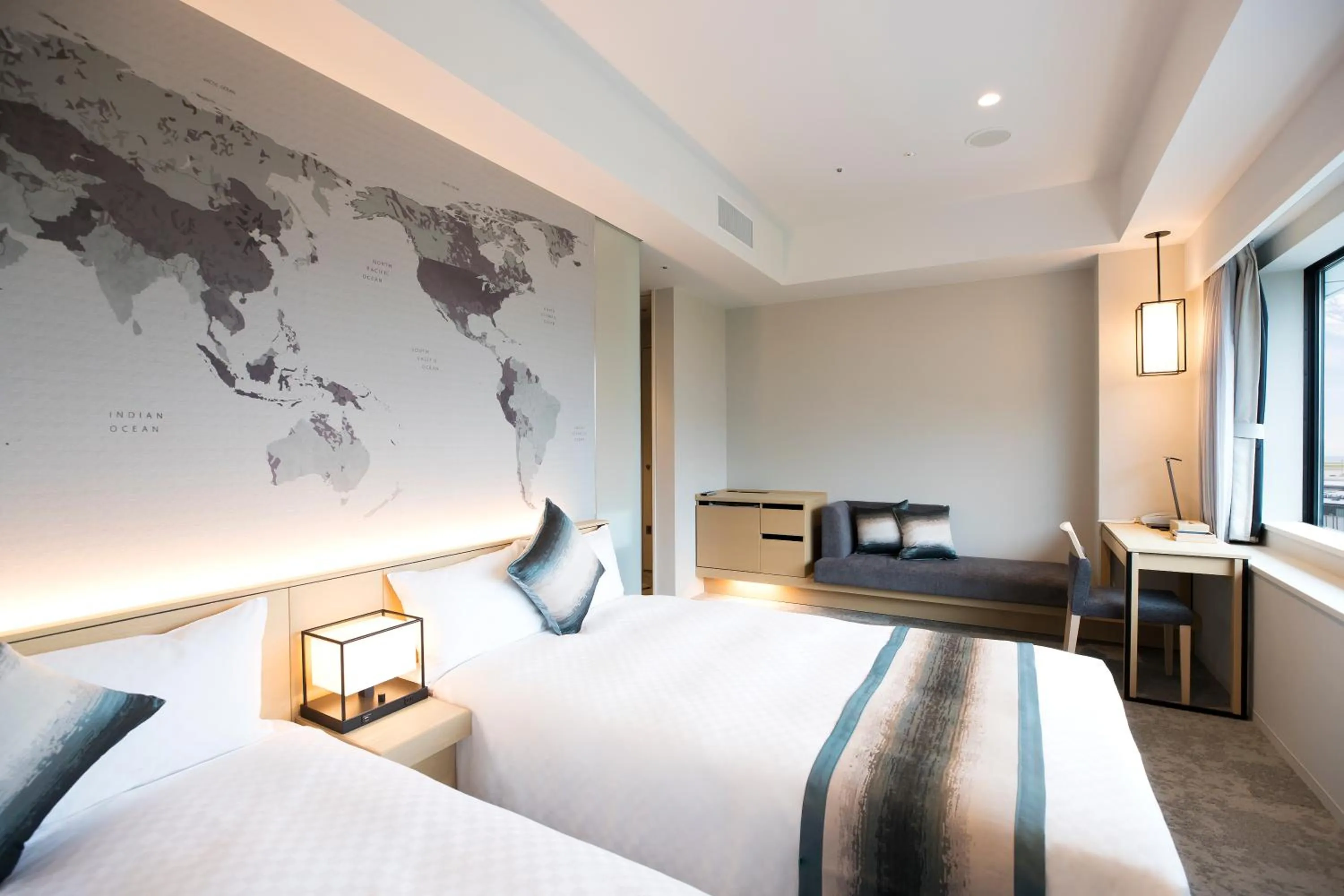 Photo of the whole room, Bed in Centrair Hotel