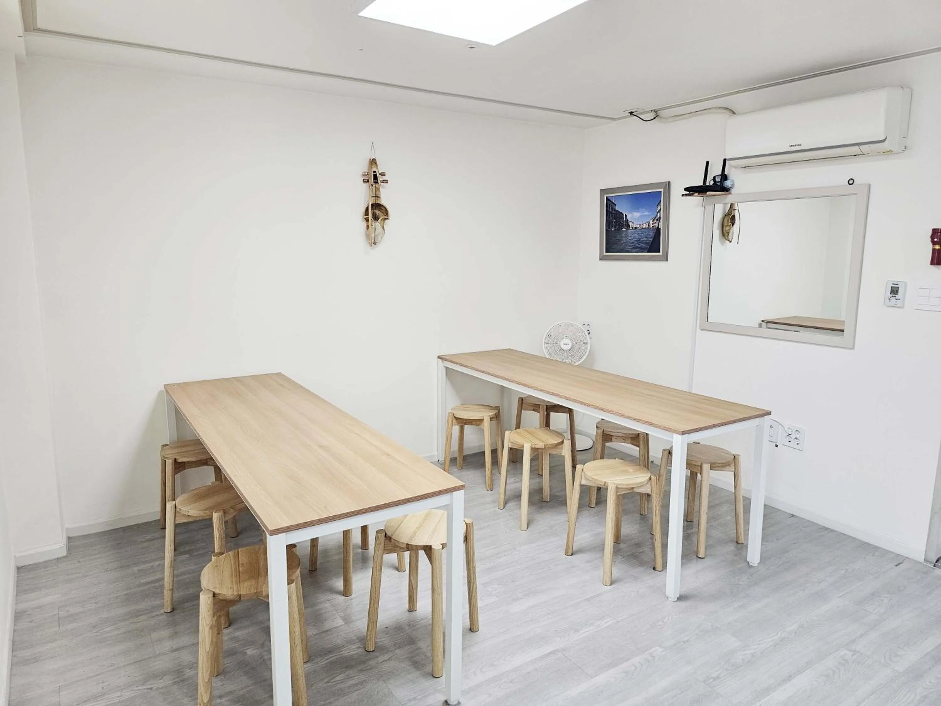 Communal kitchen in BoA Travel House